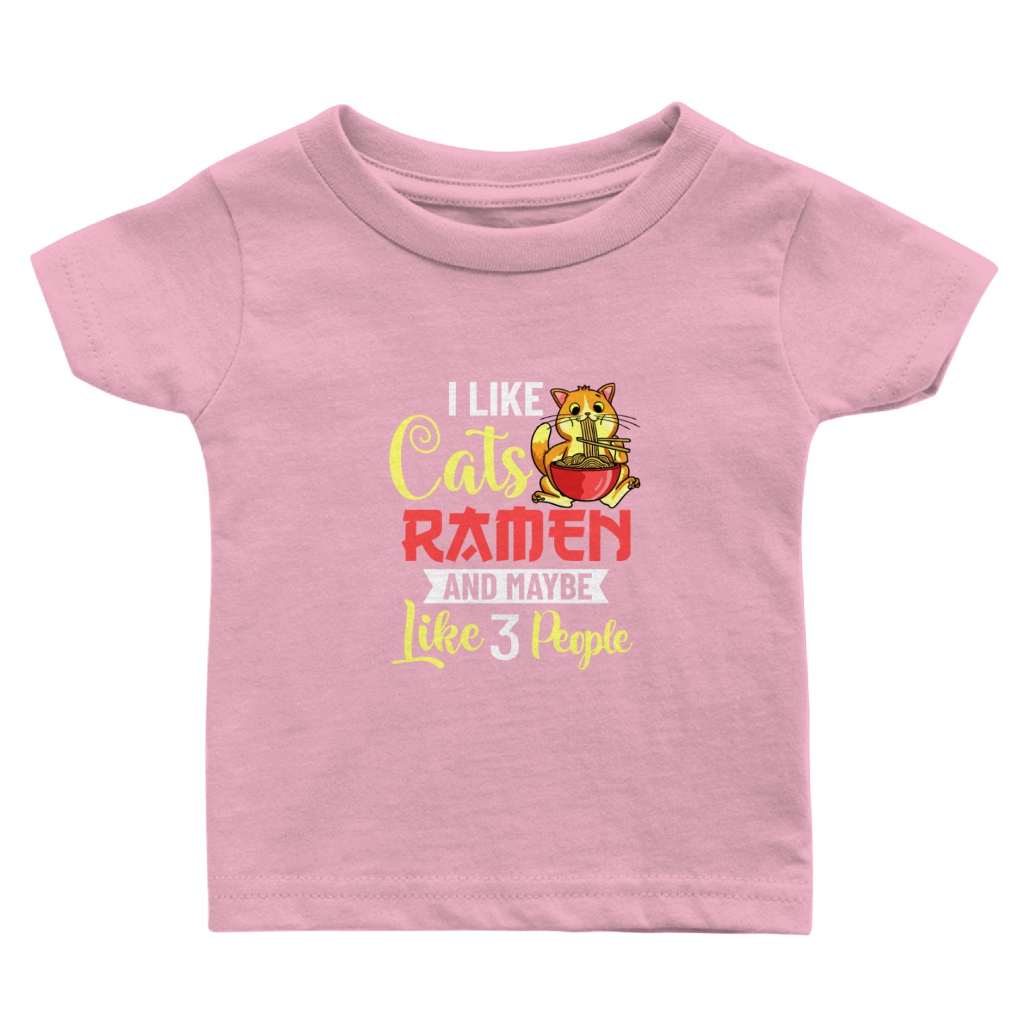 Ramen Cat Bowl Chicken Noodle Soup Japanese Baby T Shirts