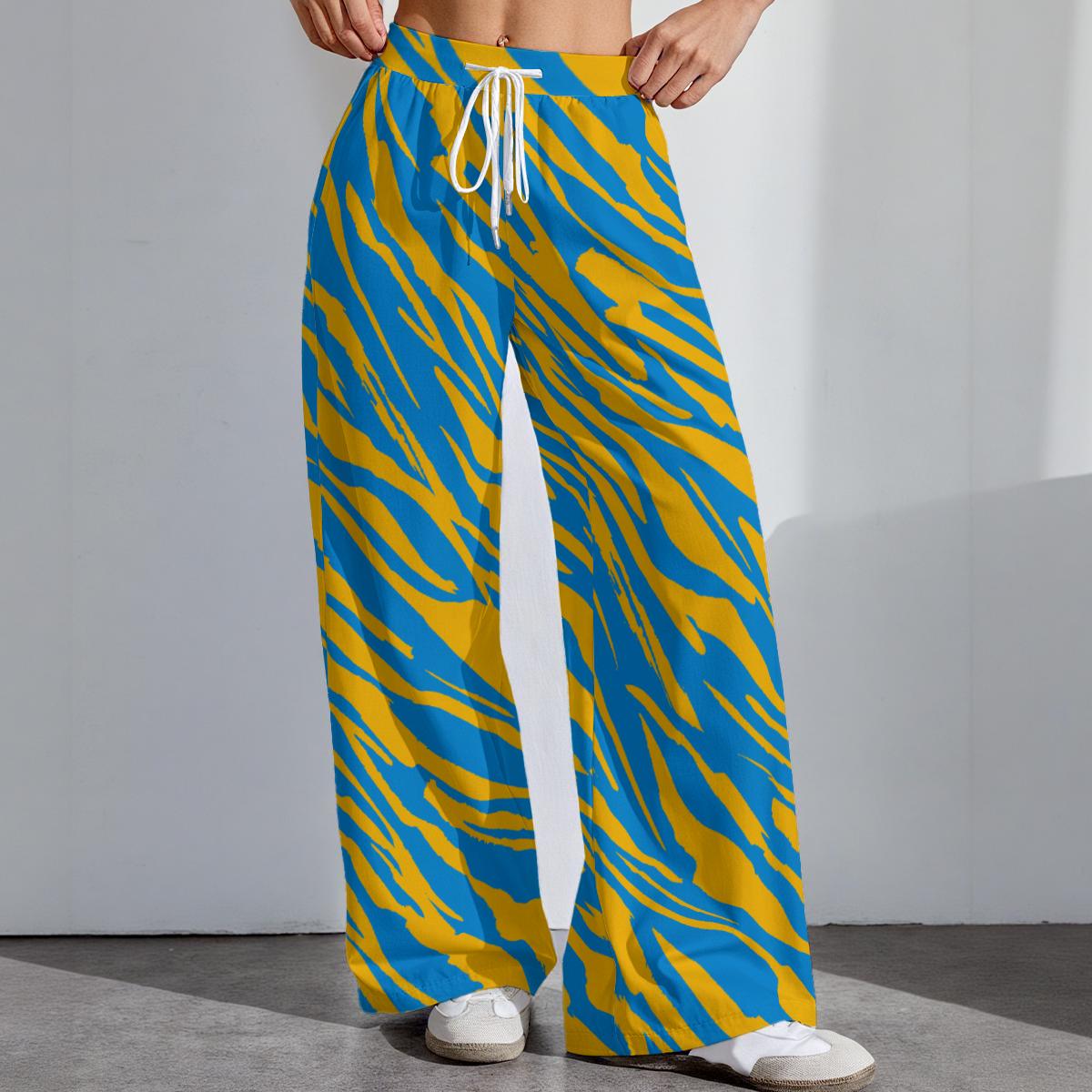Los Angeles Football Stretch Pants, Women's Game Day Leggings, Tailgate Outfit, Cute Football Trousers