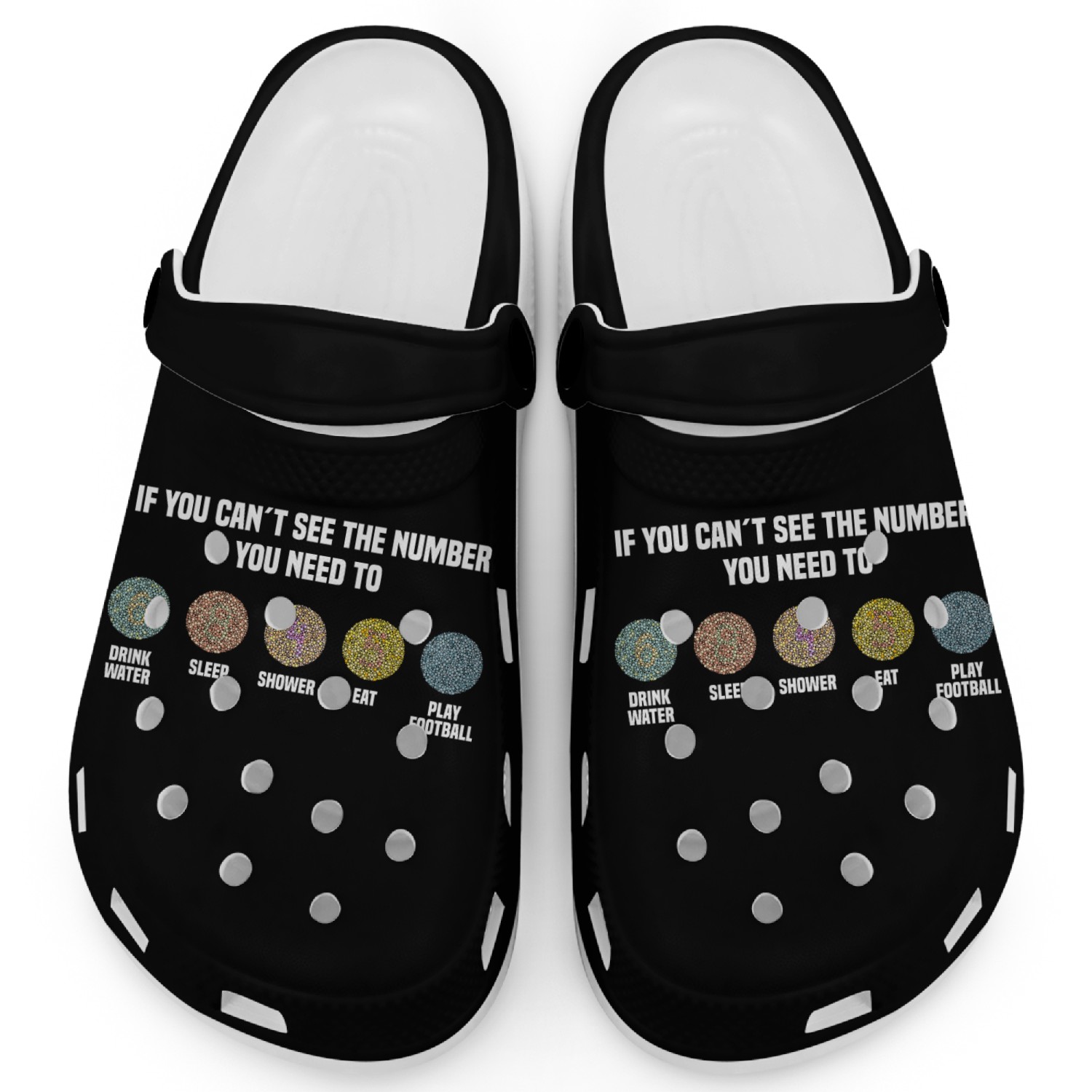 Ishihara Numbers - Play Football Clogs