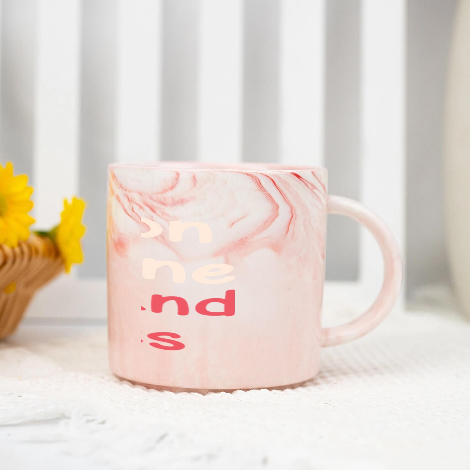I run on caffeine chaos and cuddles Marble Mugs