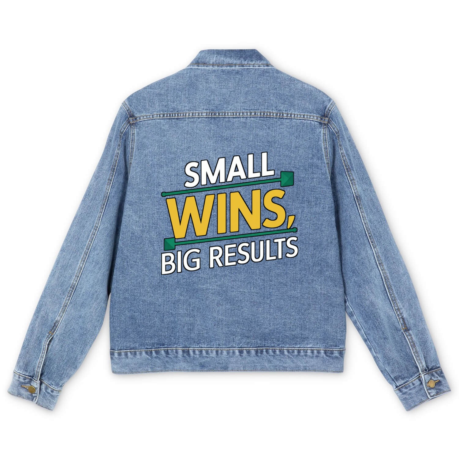 Type On: Small Wins, Big Results Men's Denim Jackets