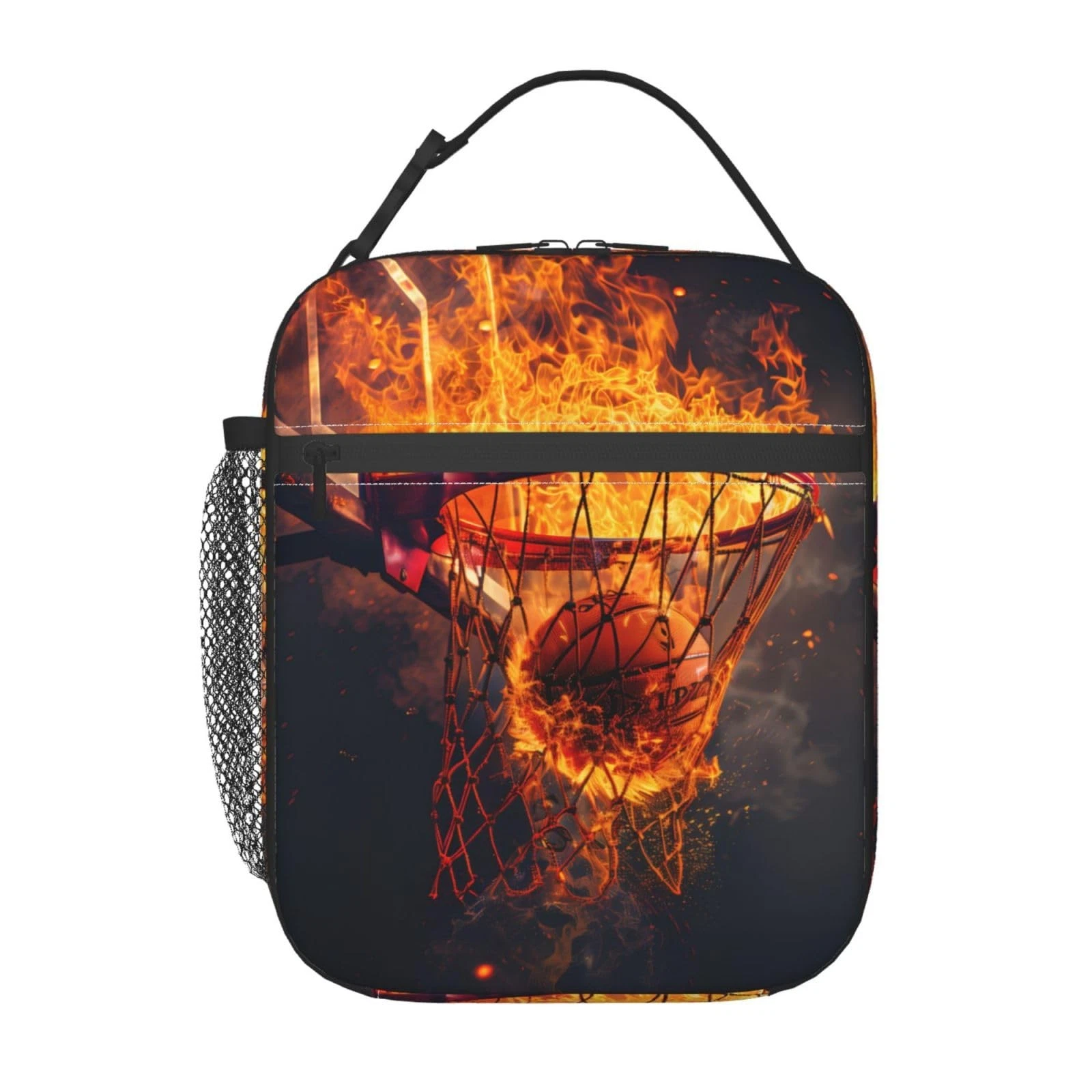Basketball Lunch Bag for Kids Boys Girls