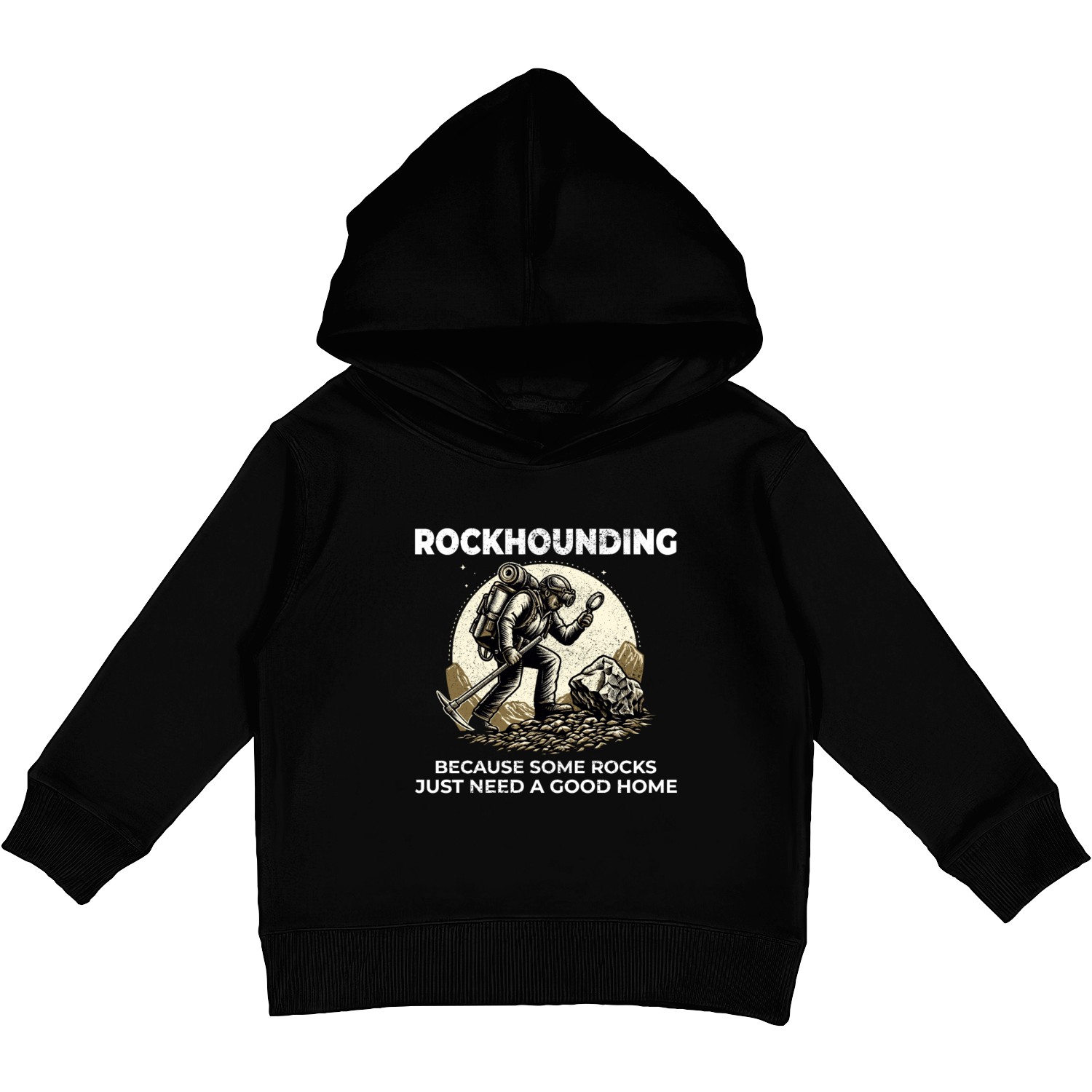 Rockhound Rocky terrain Rock Collecting Collector Kids Pullover Hoodies