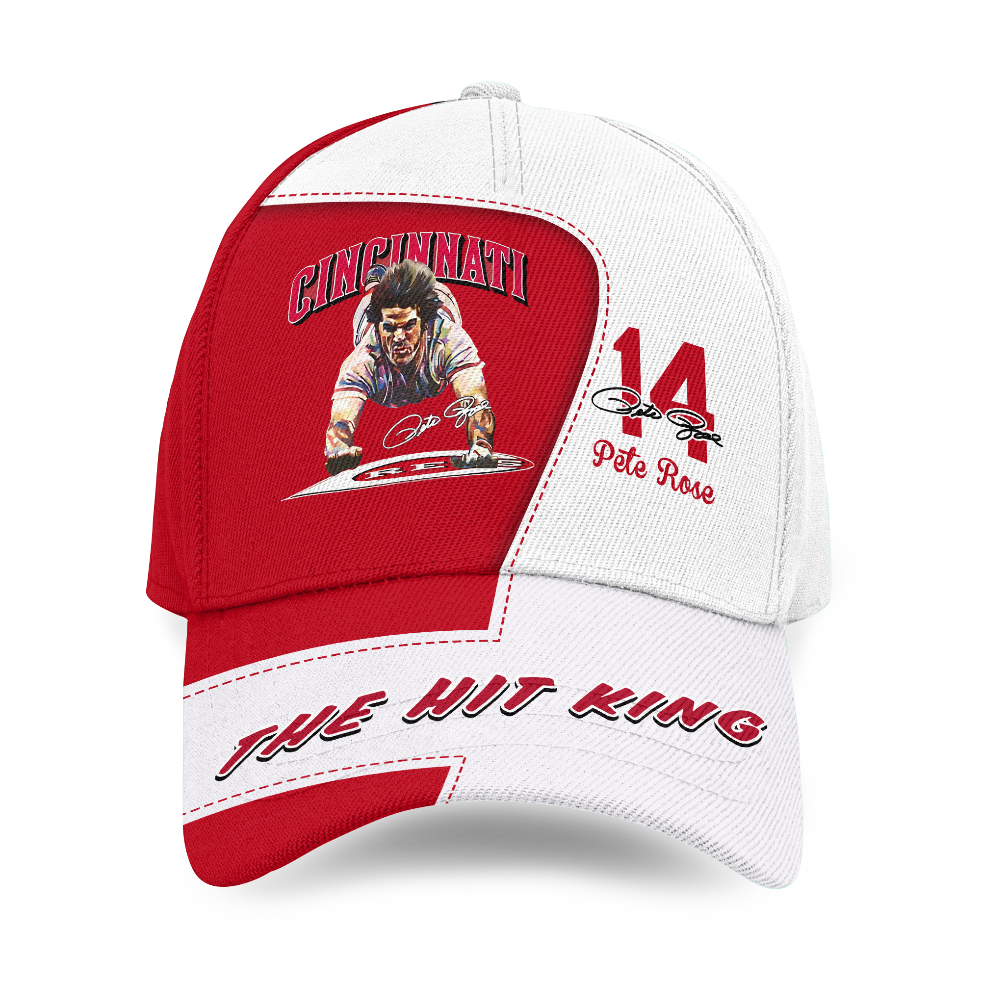 Pete Rose Charlie Hustle 1941 – 2024 Classic Cap 65