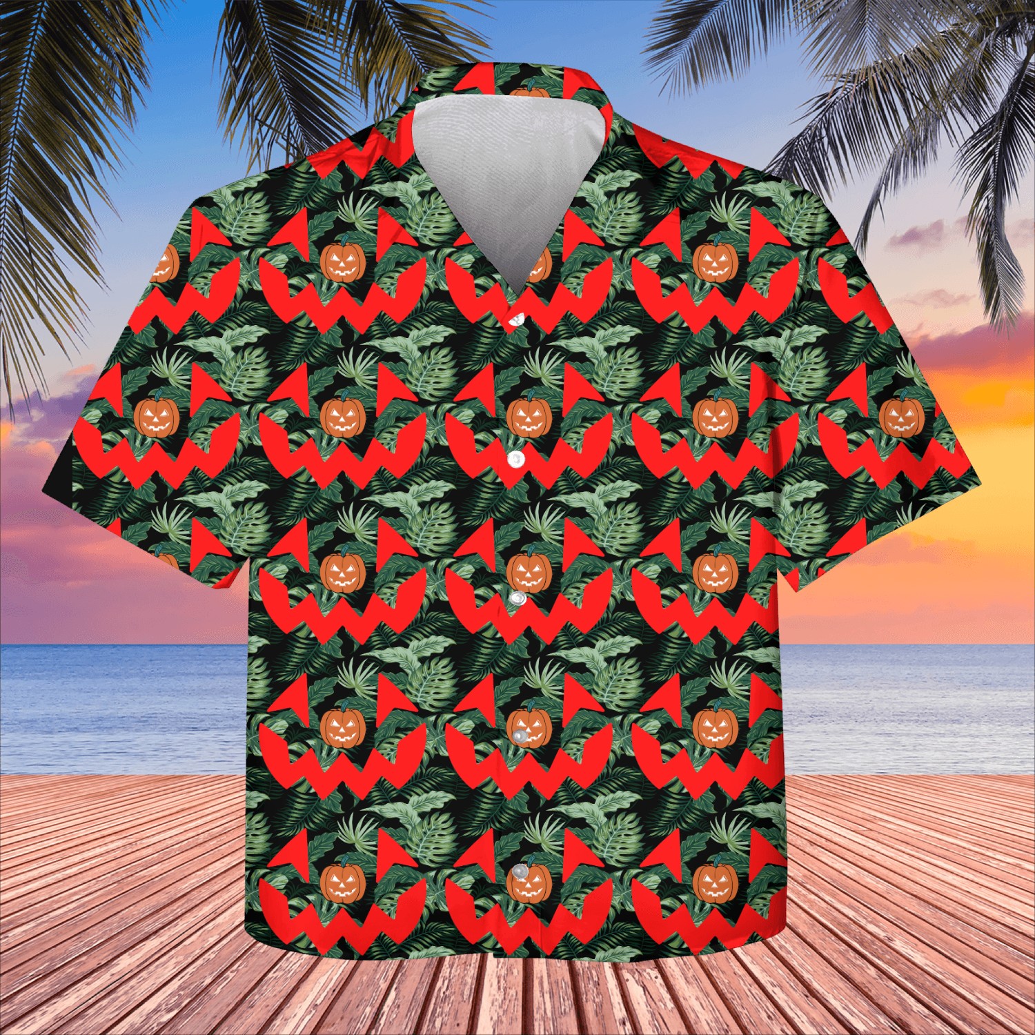 joyeux halloween scary Kids Hawaiians phantom