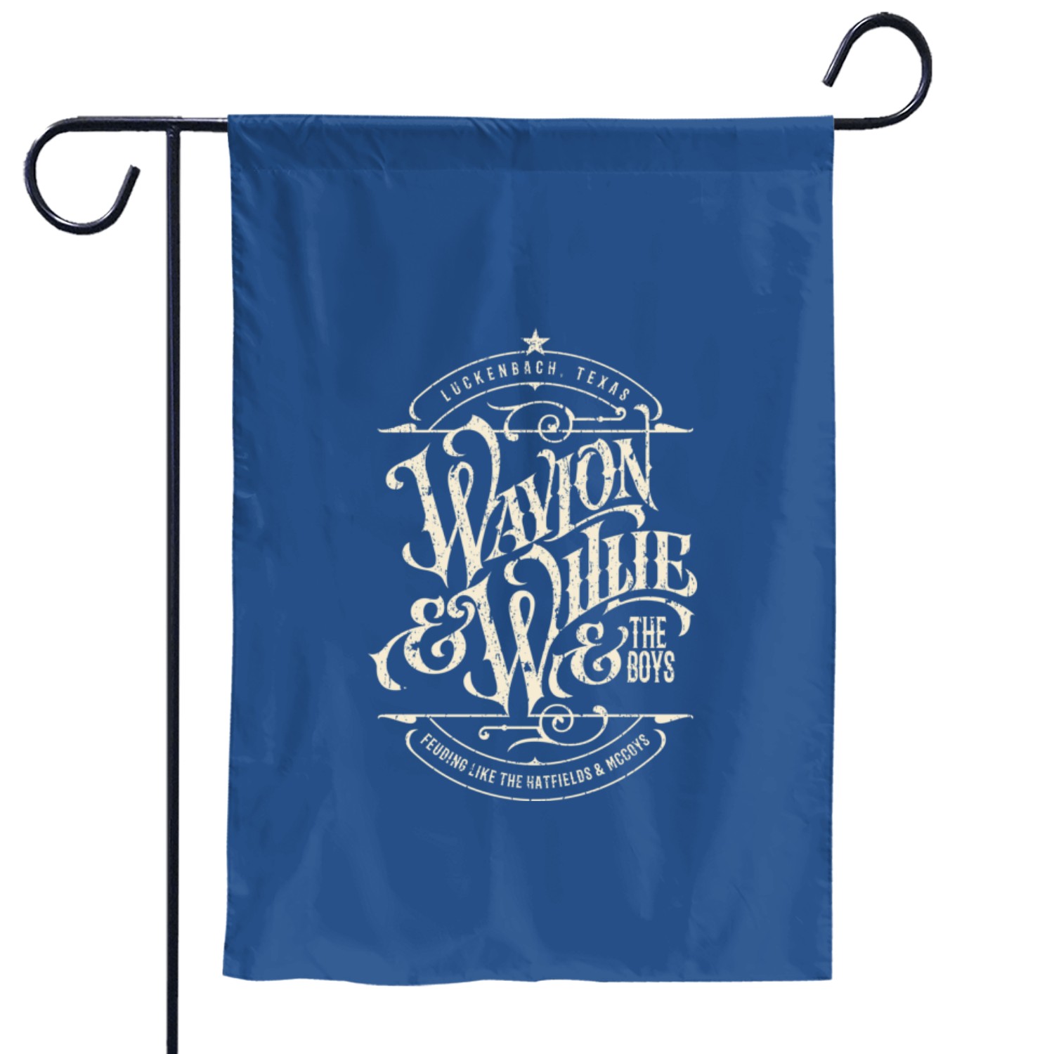 Waylon & Willie | Active Garden Flags