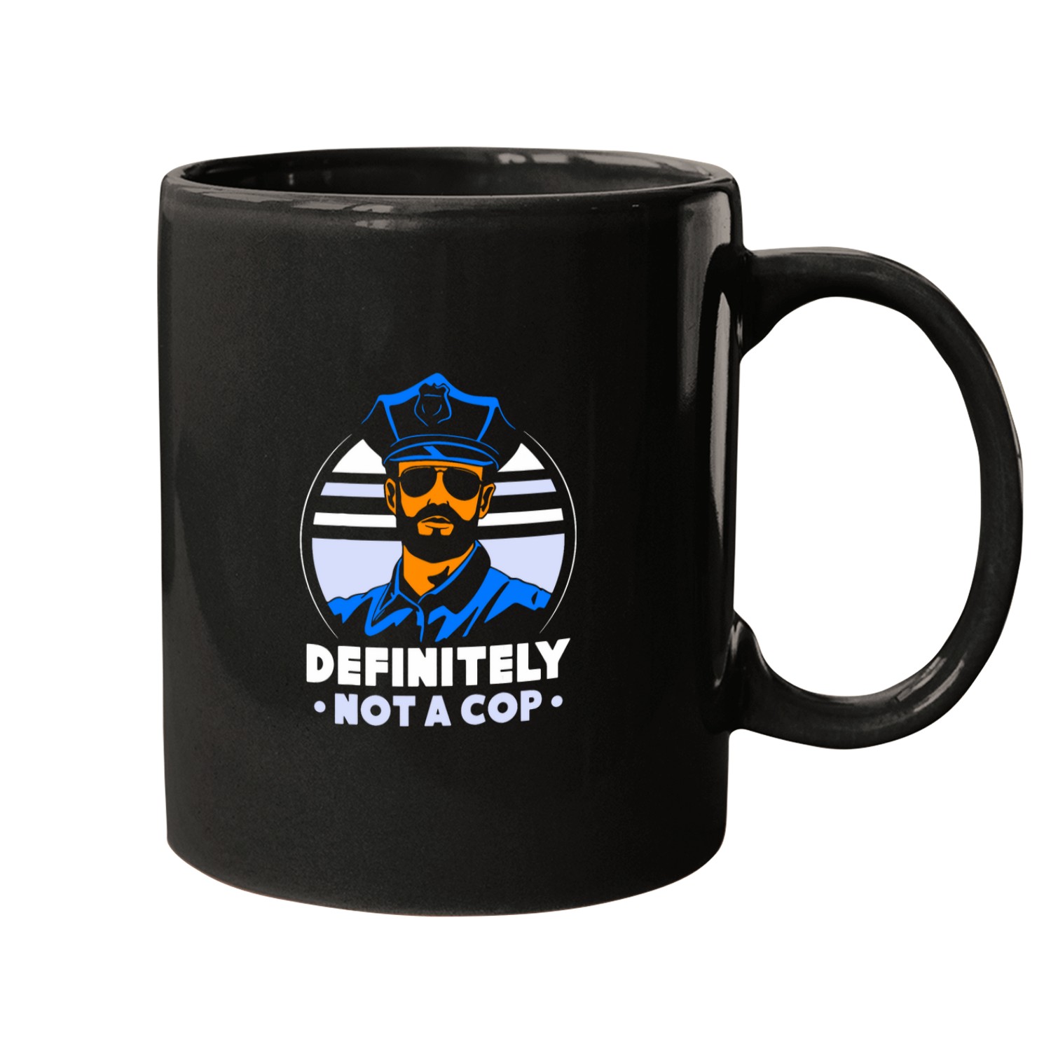 Definitely Not A Cop Agent Undercover Cop Police Secret Mugs