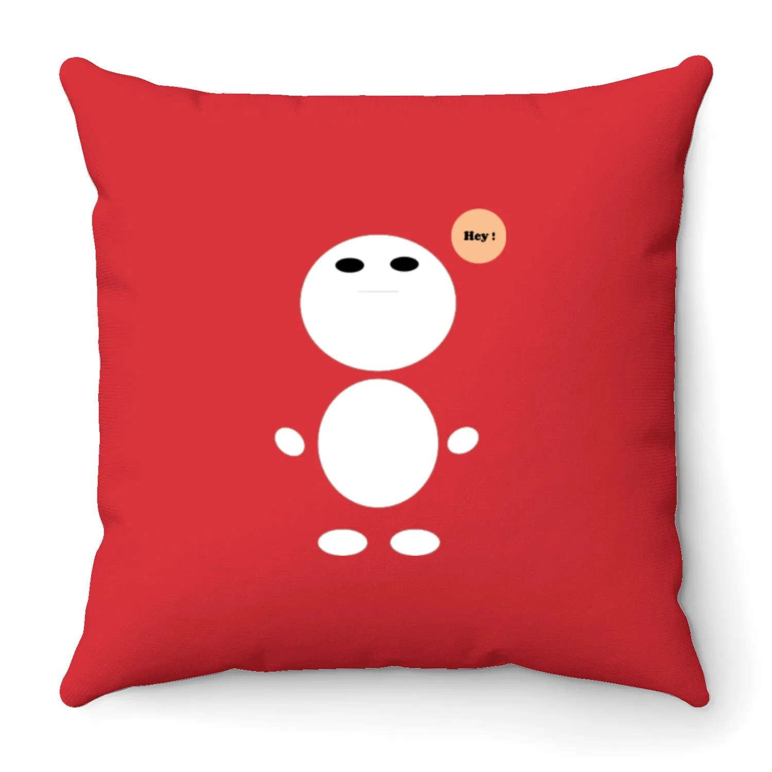 hey Throw Pillows