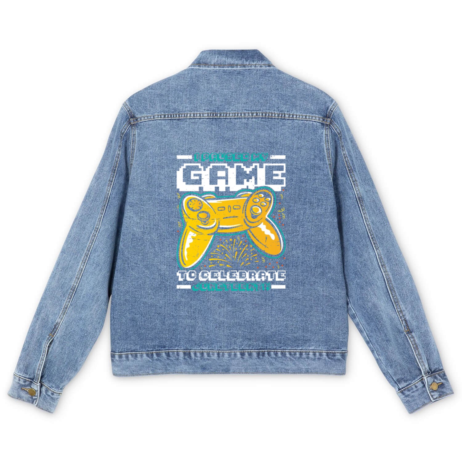 Video Player Paused my Game to Celebrate Men's Denim Jackets