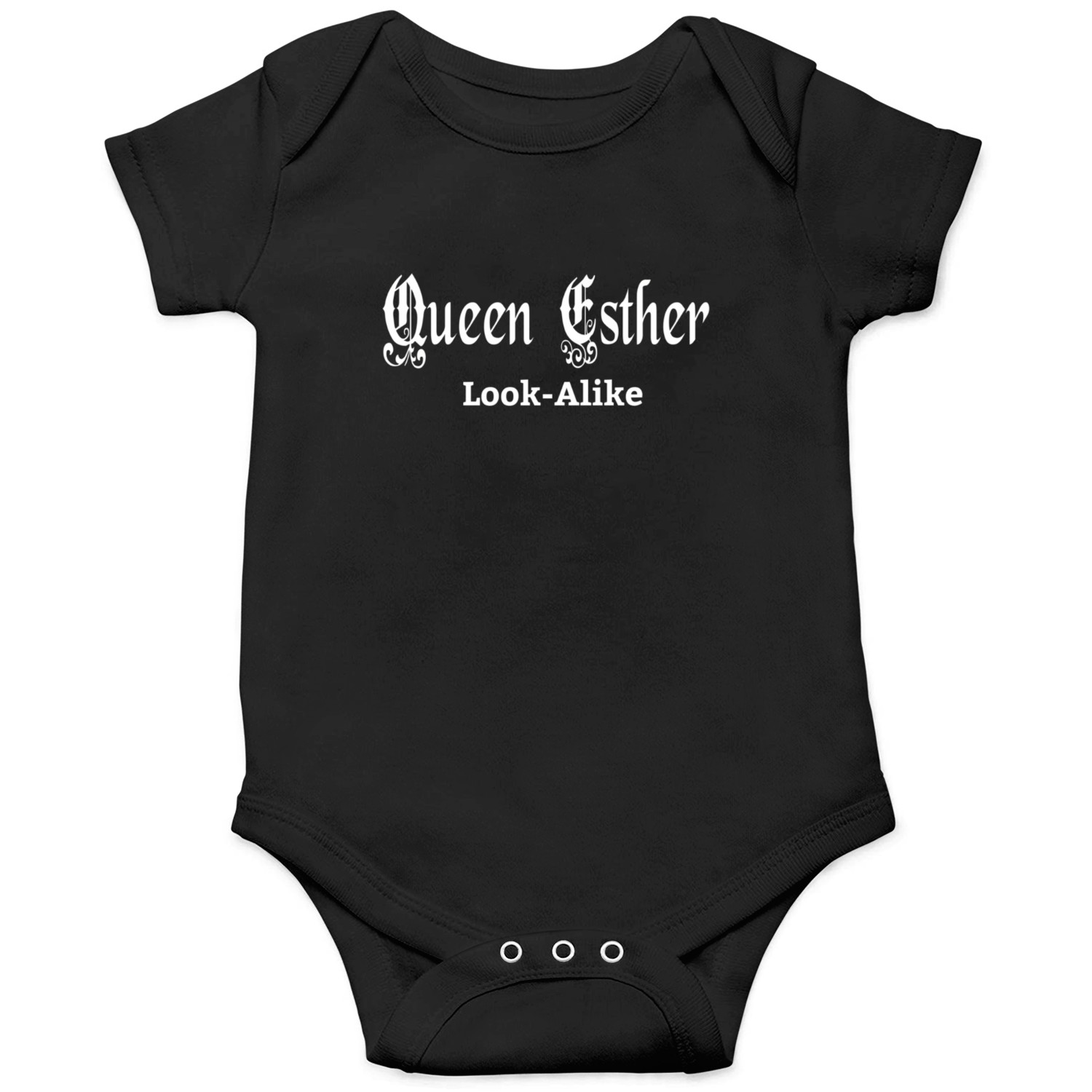Queen Esther Look-Alike Purim Jewish Onesies