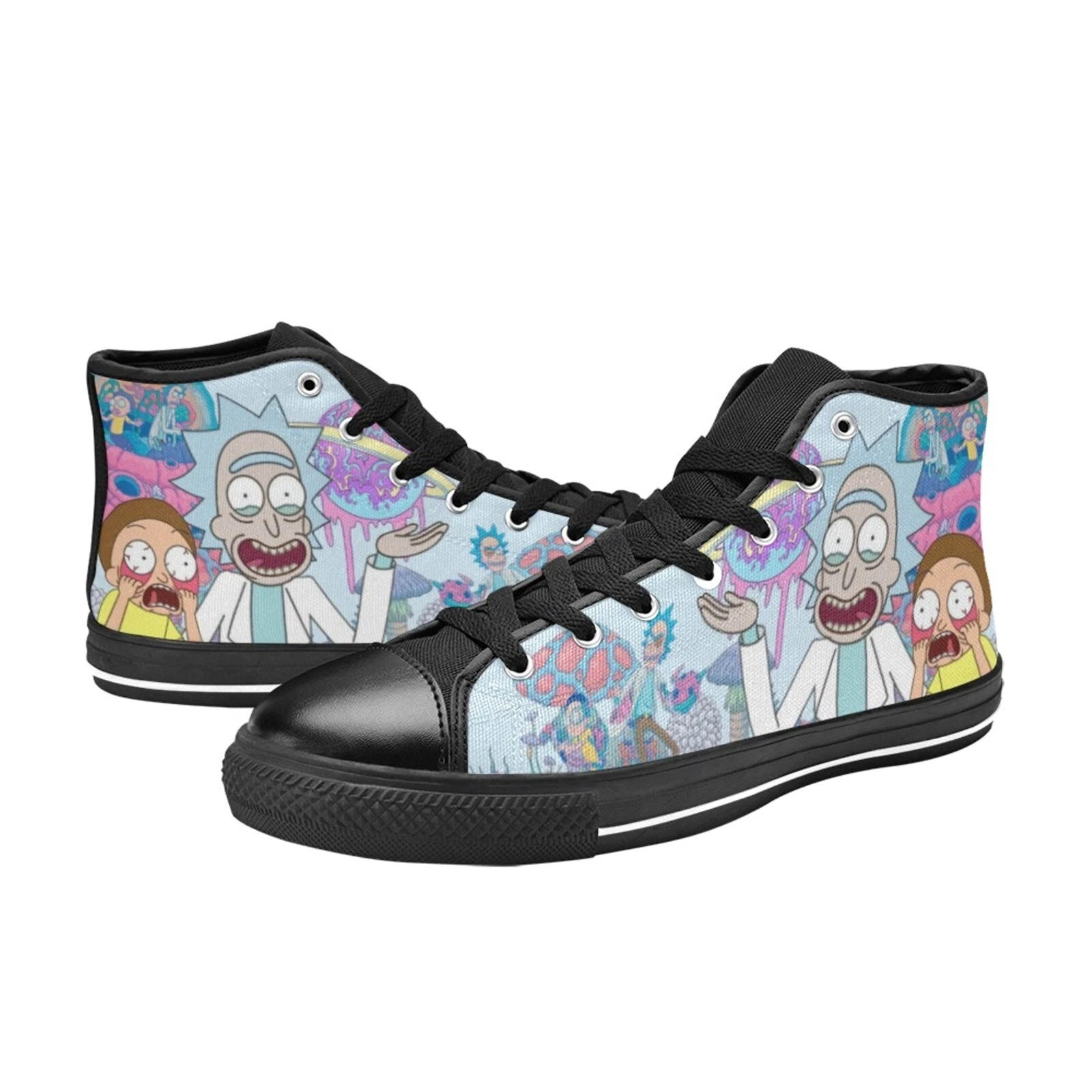 Rick & Rickandmorty High Top Canvas Shoes