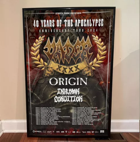 Vader - Tour 2024 Poster, Gift Poster