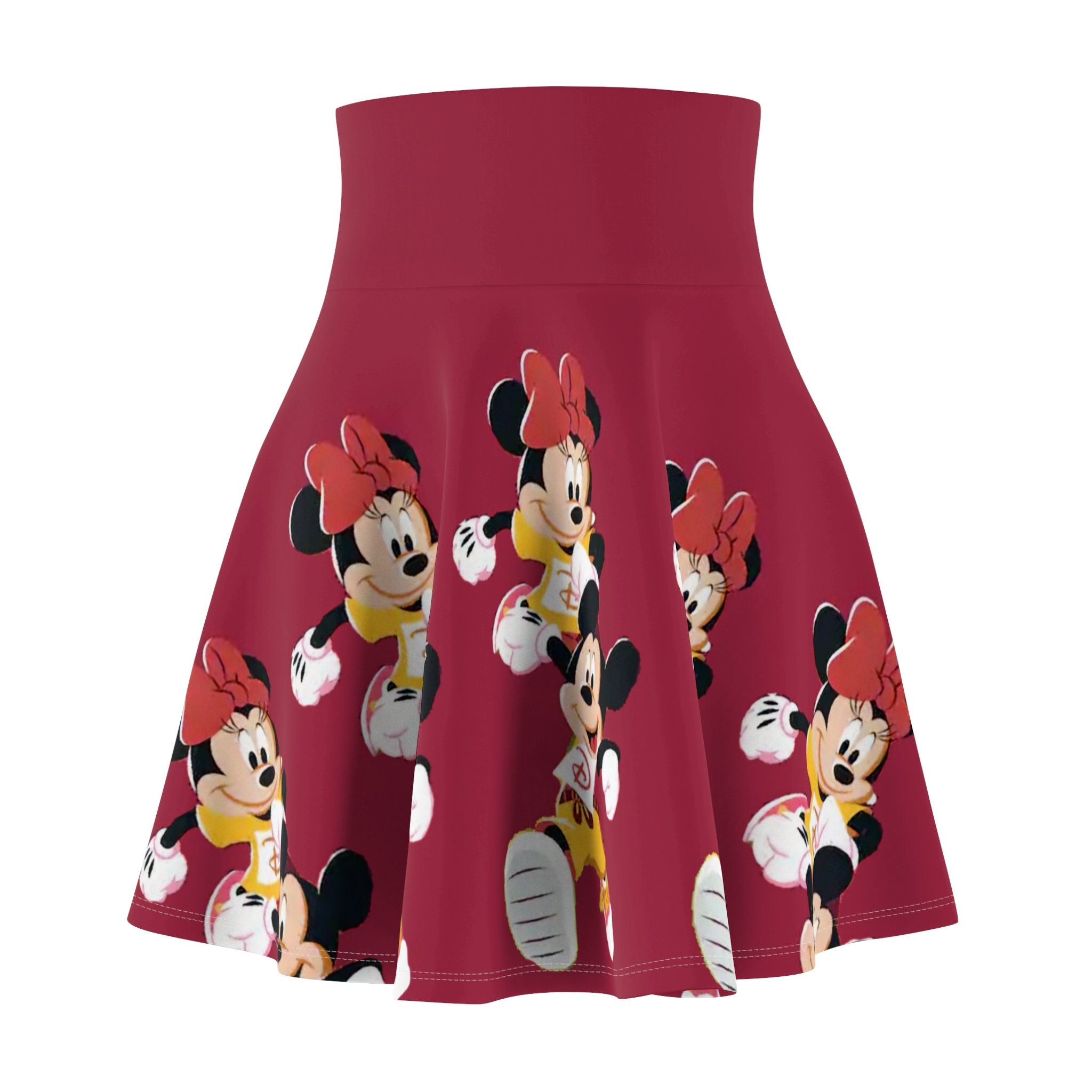 Mr and Mrs Mouse Running Marathon Weekend Women's Skater Skirt