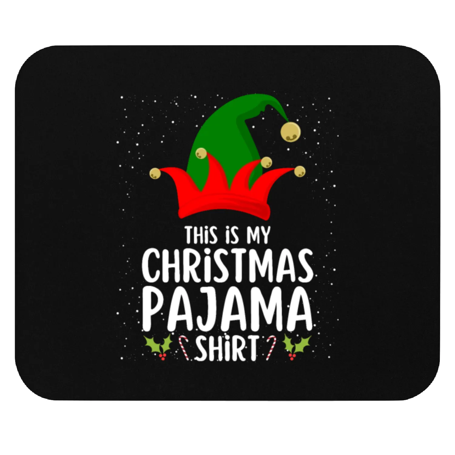 Christmas Pajamas Pajamas Sleep Mouse Pads
