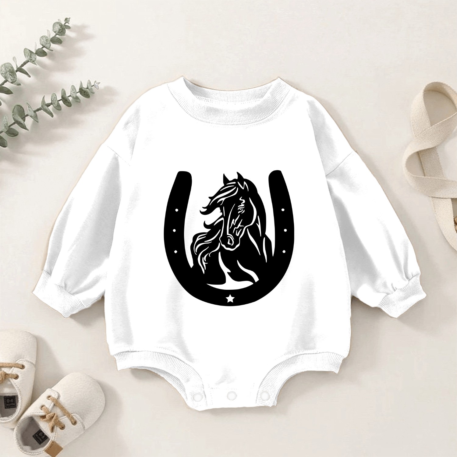 Horse Baby Romper Sweatshirts