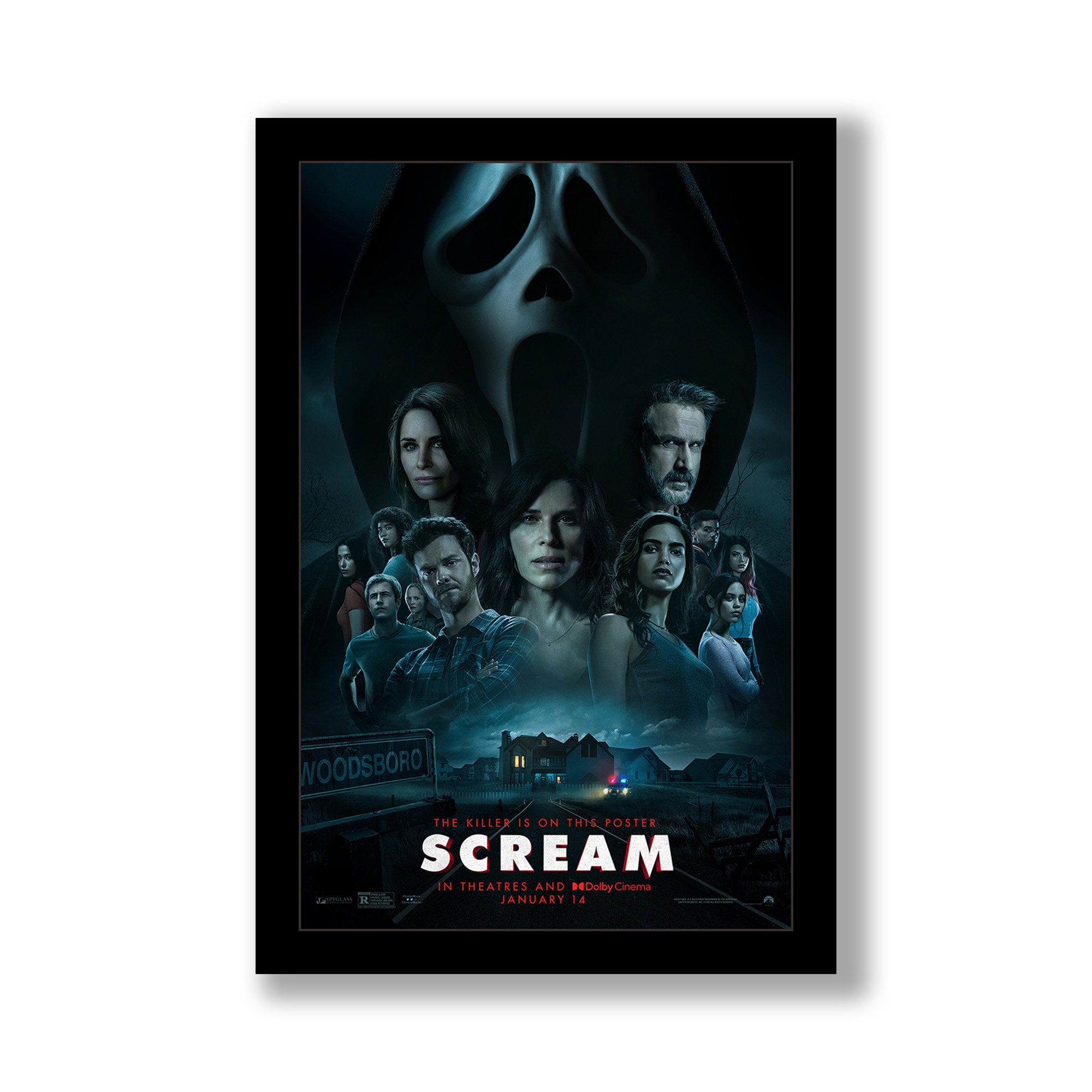 Scream (2022) Movie Poster, Hot Movie Poster