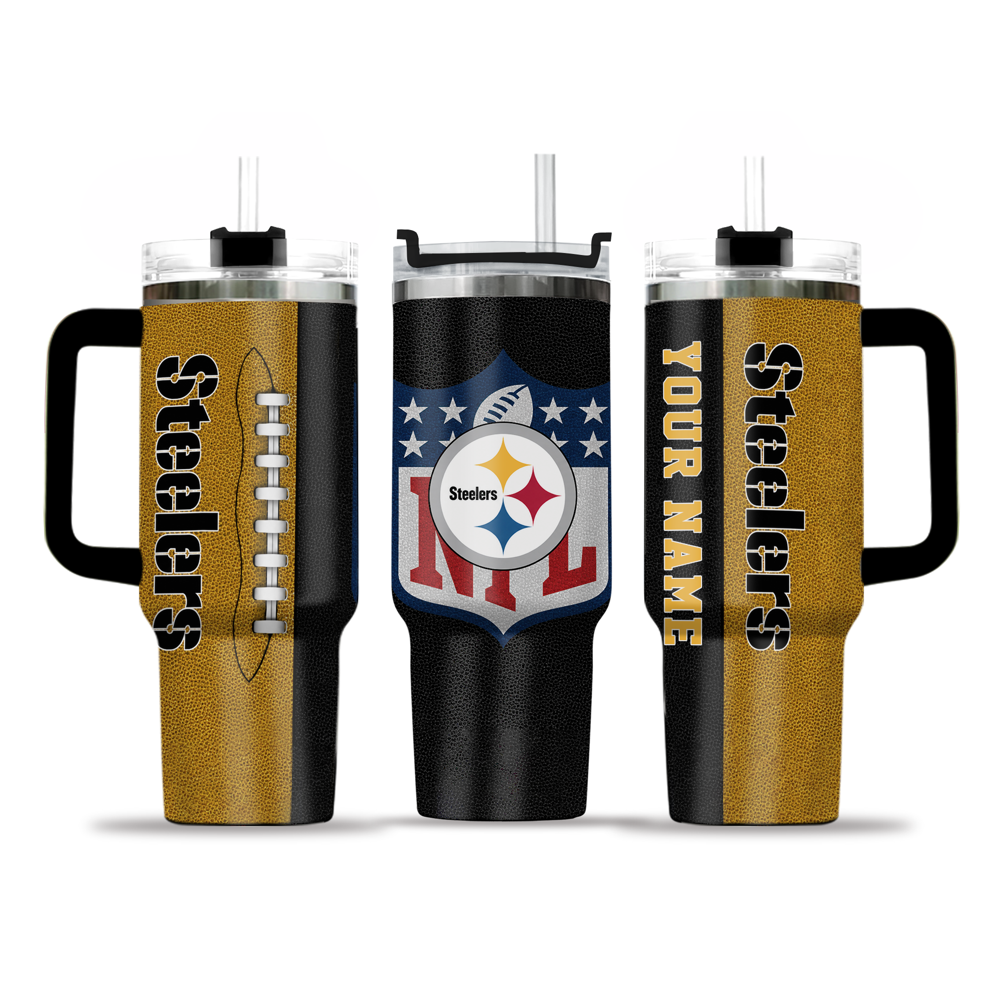 Personalized Pittsburgh Football Team Steelerss 40 Oz Tumbler Gift for Fans