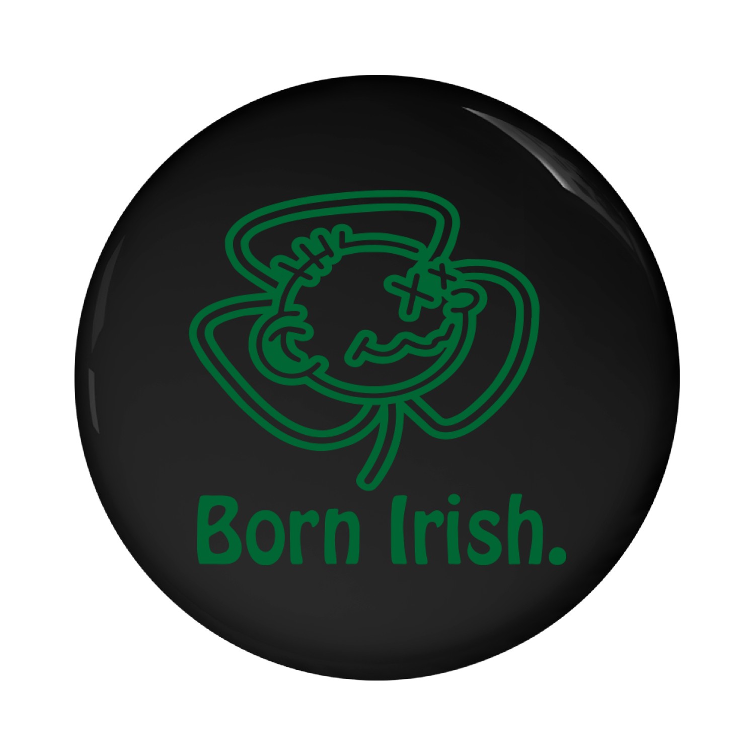 Born Irish Pin Buttons