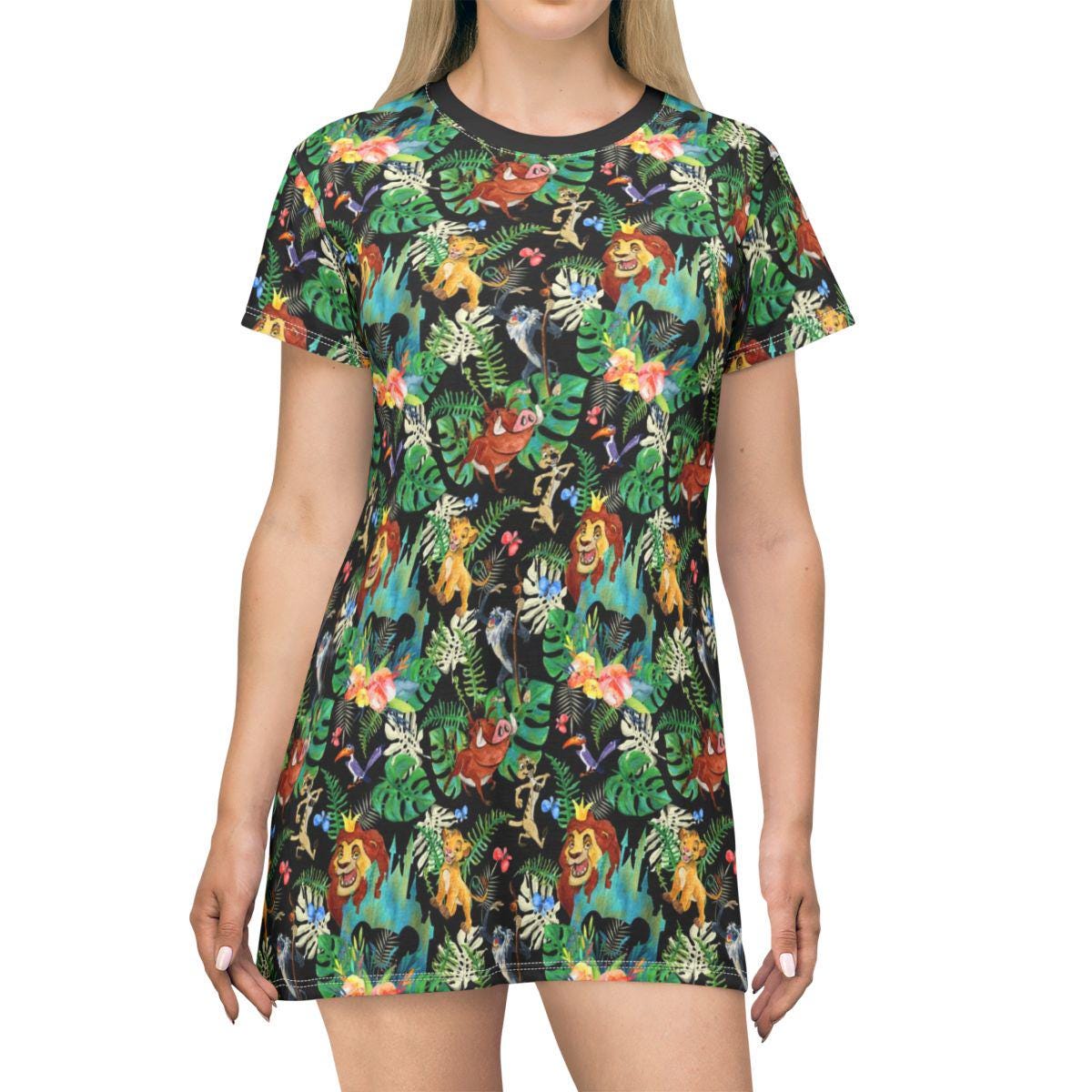 Lion King Jungle Women's T-Shirt Dress