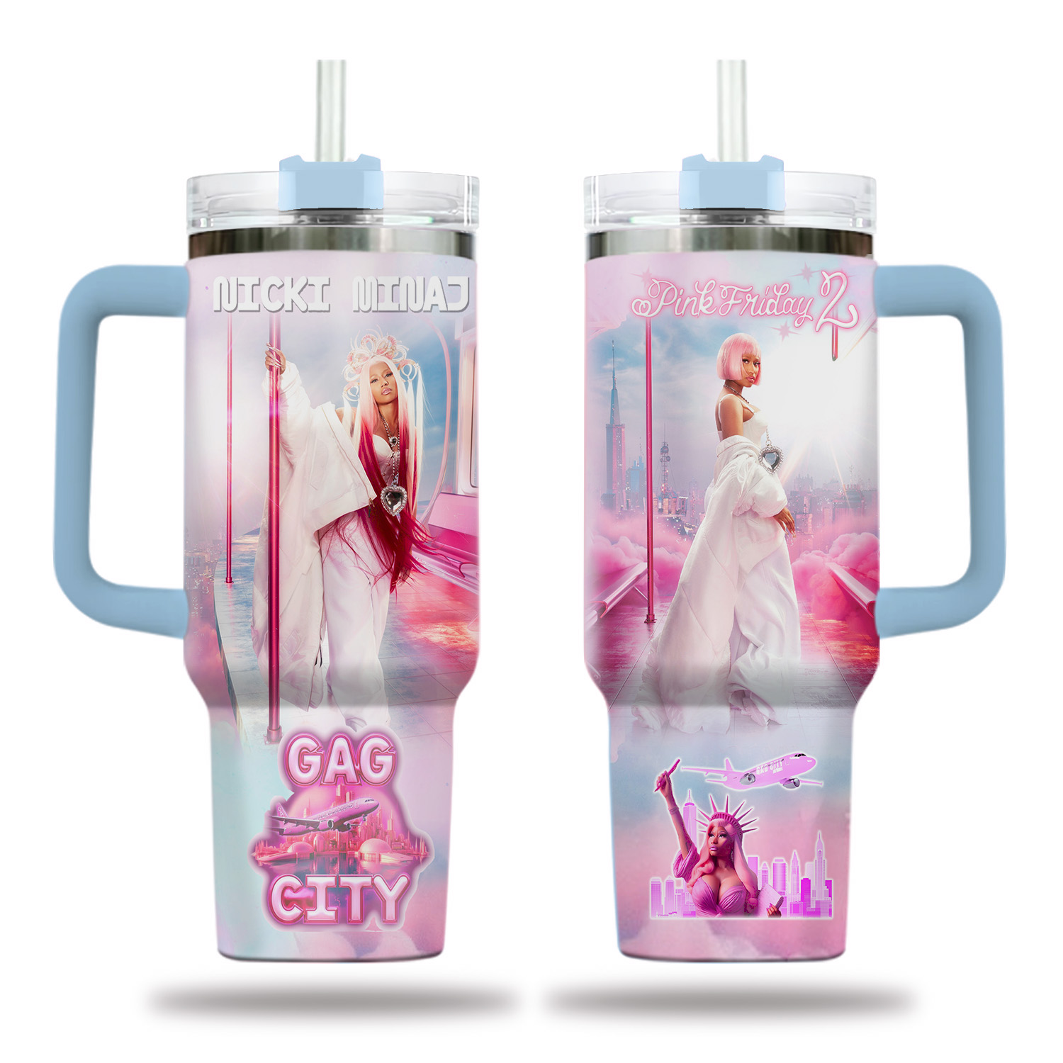 Nicki Minaj 40oz Tumbler, Nicki Minaj 40oz Tumbler Cup, Nicki Minaj Tumbler, Nicki Minaj Gift, Nicki Minaj Insulated Tumbler