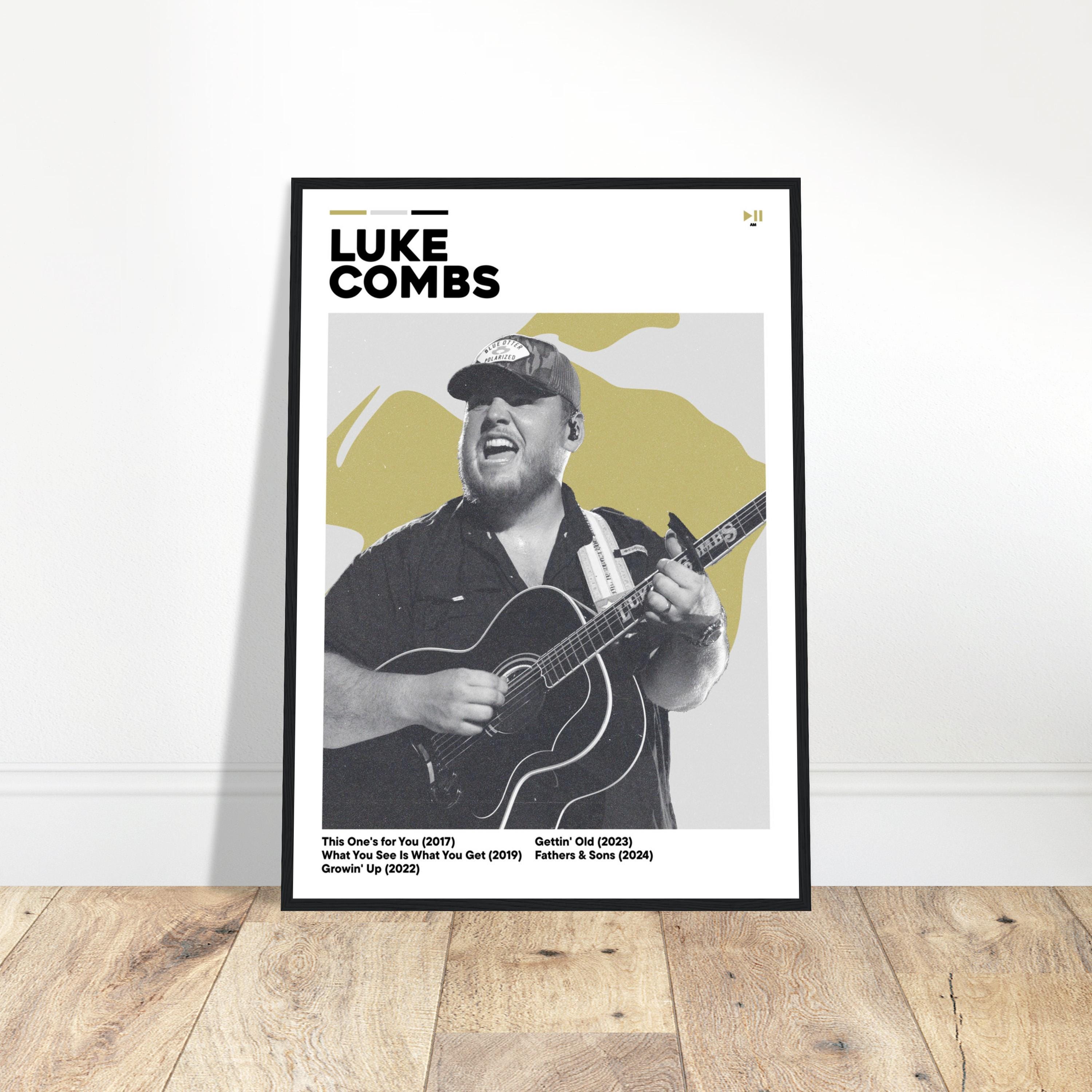 Lukee Comb Poster, Lukee Comb Print, Country Music Poster, Abstract Wall Decor, Country Artist Decor, Lukee Comb Wall Decor, Lukee Comb Art
