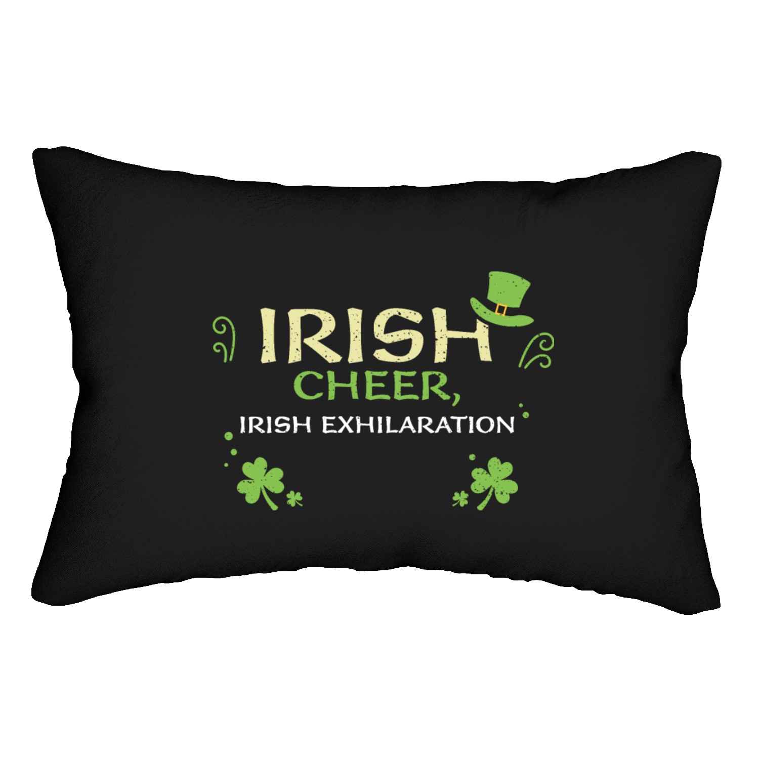 Irish cheer, Irish exhilaration Lumbar Pillows
