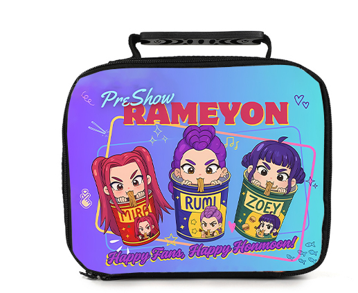HUNTRIX Lunch Bag Vibrant Cartoon Cooler for Kids School Parties Snacks Fun Colorful HUNTRIX Lunch Box Insulated Lunch Tote Reusable Lunch