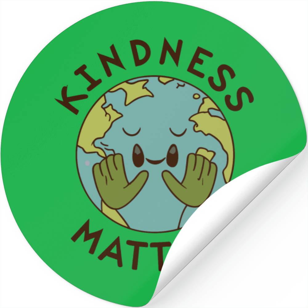 Kindness Matters Eath be Kind Stickers