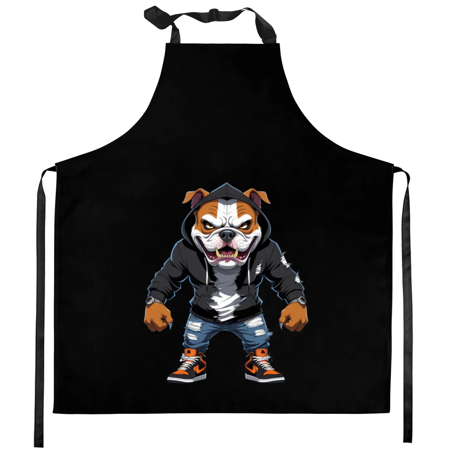 Urban Alpha Bulldog – Street Style Mascot Kitchen Aprons