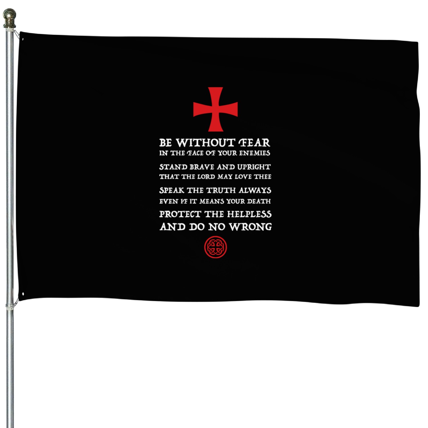 Crusader Knight Knights Templar Code Holy Cross House Flags