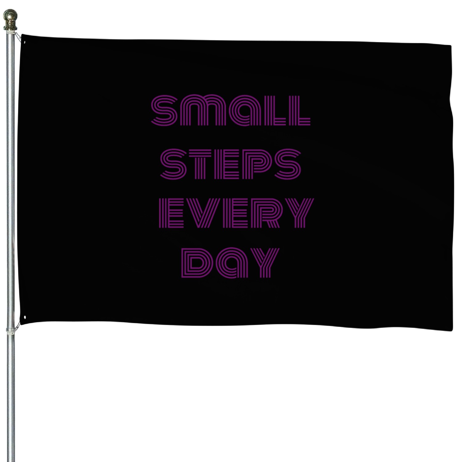 SMALL STEPS EVERY DAY House Flags