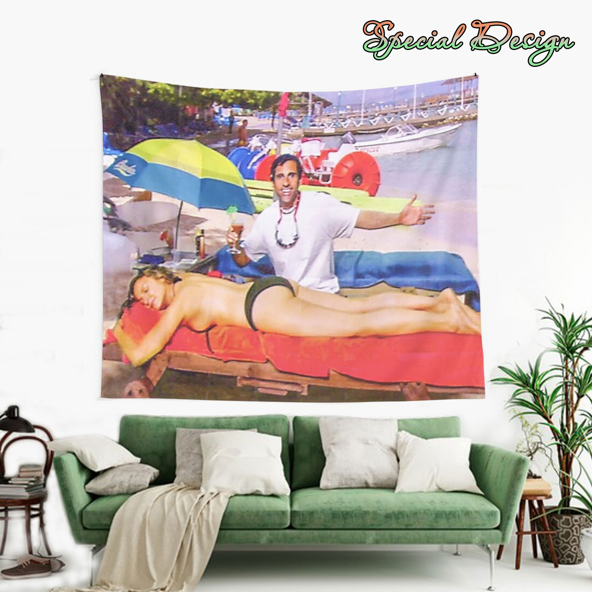Jamaican Jan Michael Scott Tapestry