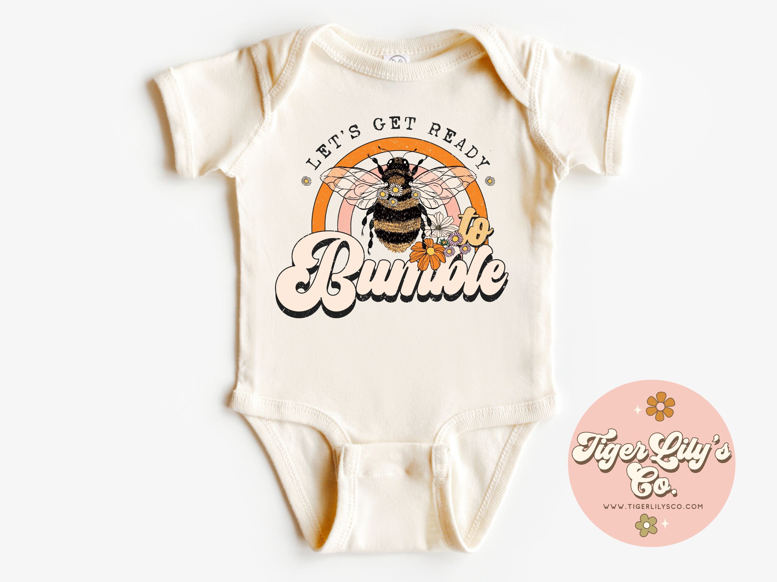 Let's Get Ready to Bumble Baby Onesies - Cute Boho Baby Bodysuit Shirt