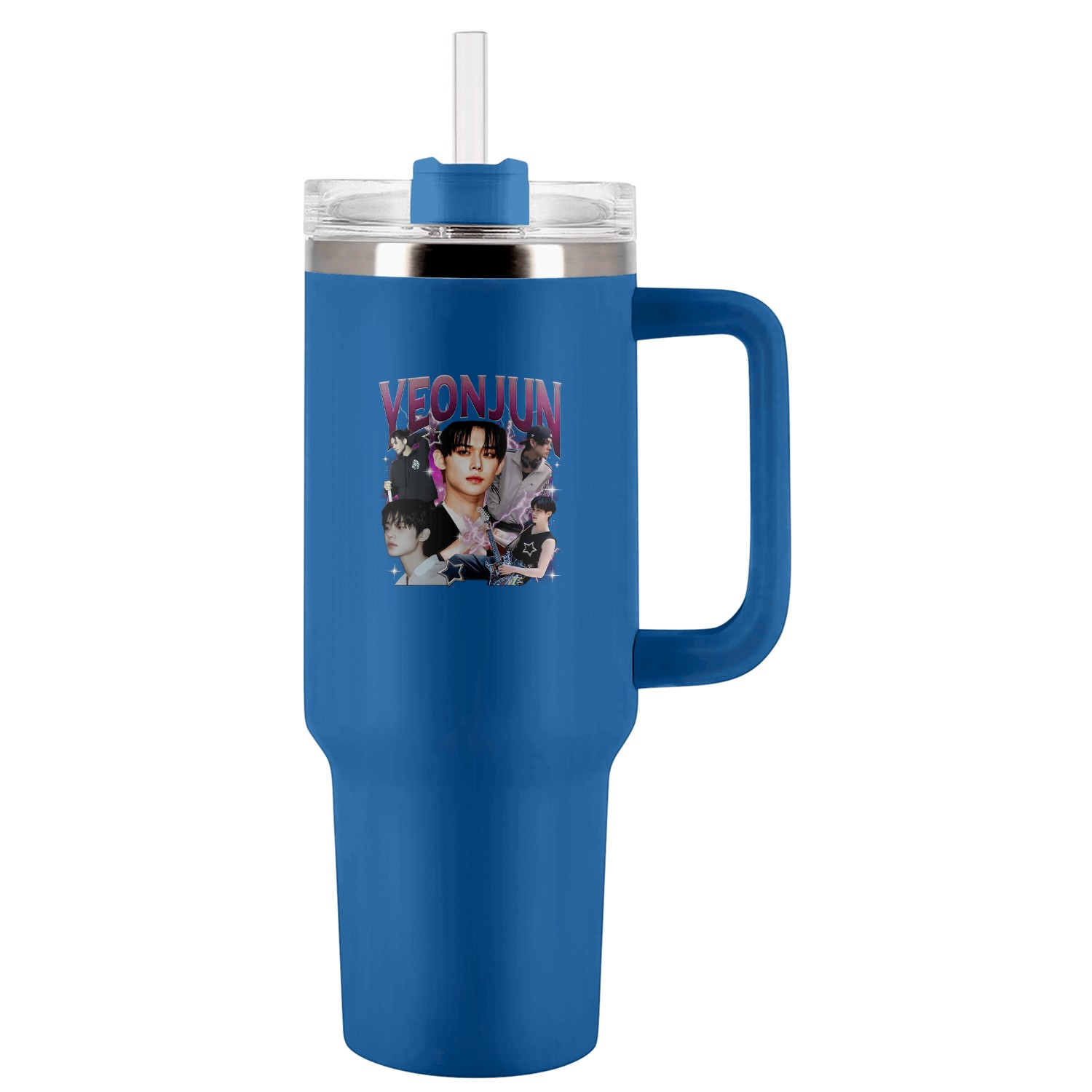Yeonjun Kpop Tumblers 40 Oz With Handle, Yeonjun TXT Kpop Tumblers 40 Oz With Handle, Choi Yeonjun TXT Vintage Retro Graphic Music Unisex Gift Fan