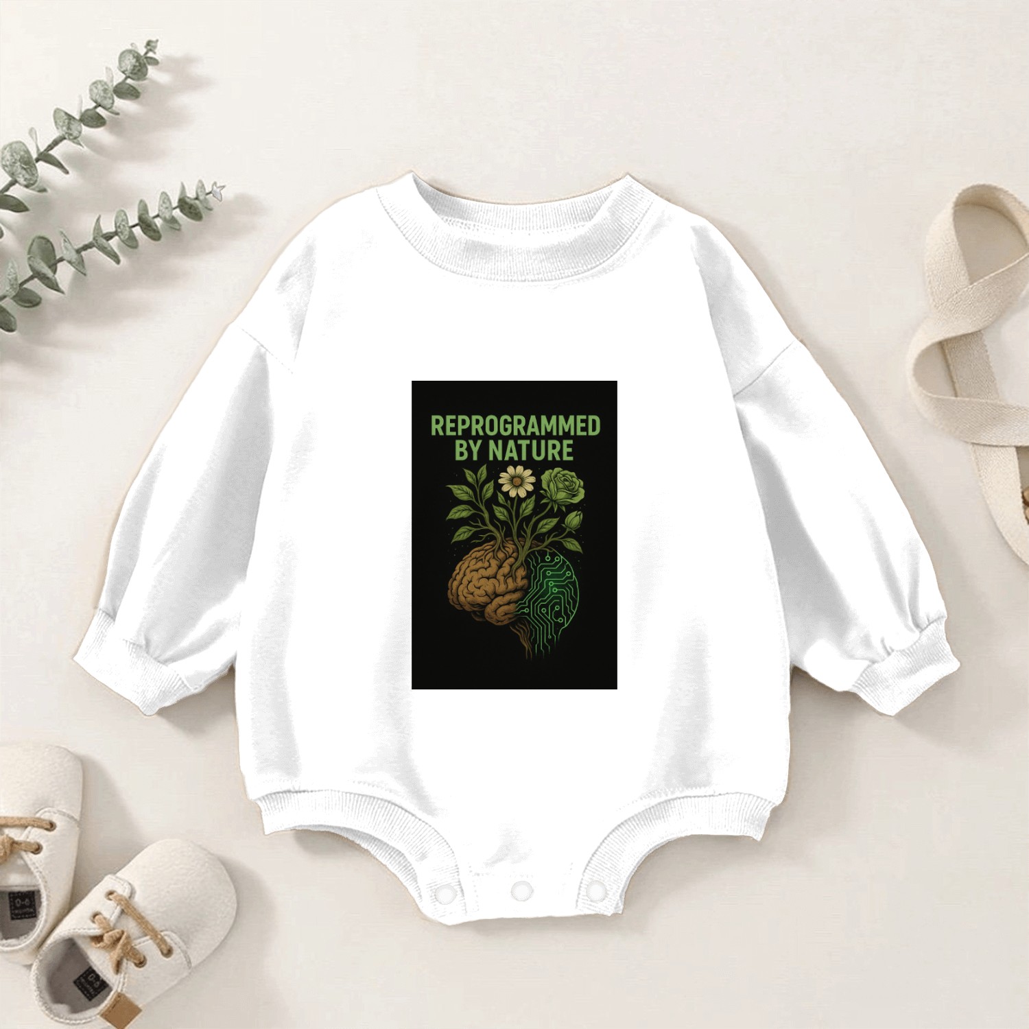 Reprogrammed by Nature Baby Romper Sweatshirts