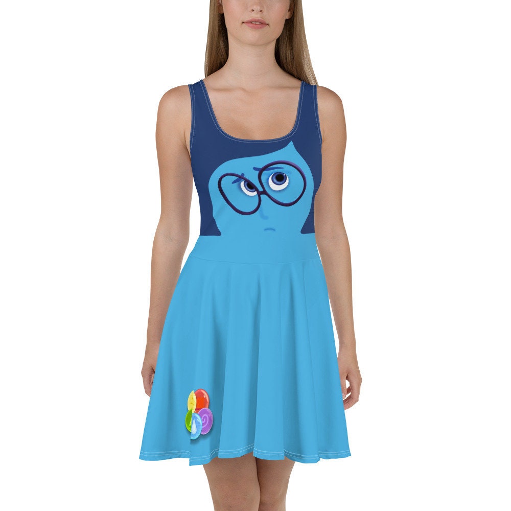 Sadness Inspired Skater Dress