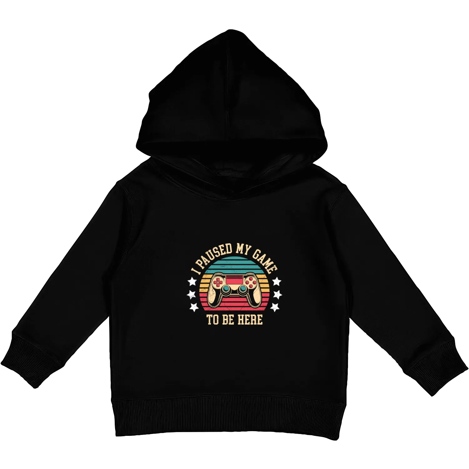 Video Gamer Paused My Game to be Here Kids Pullover Hoodies