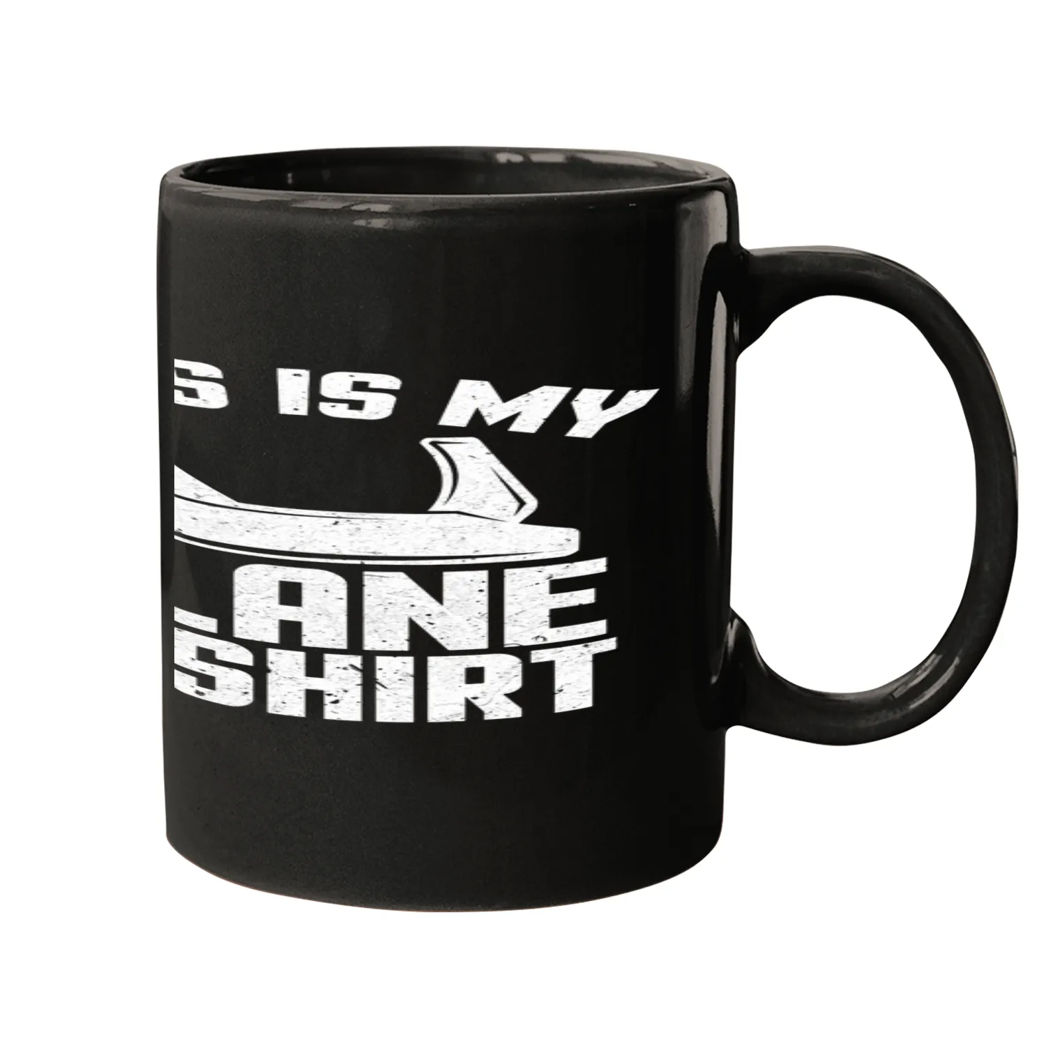 Mens This Is My Plane Woodworking Woodworker Distressed Mugs