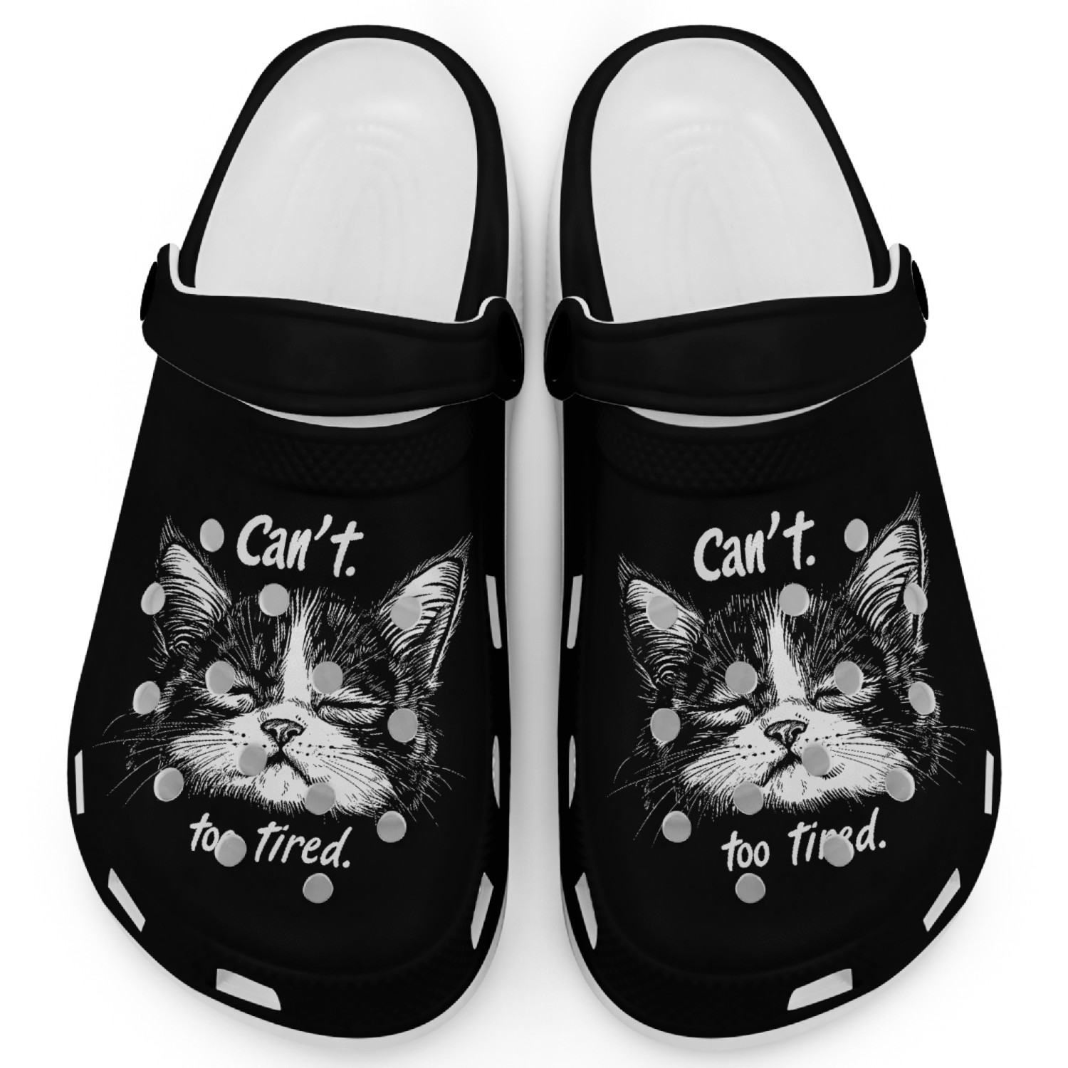 Can't. Too Tired. Clogs