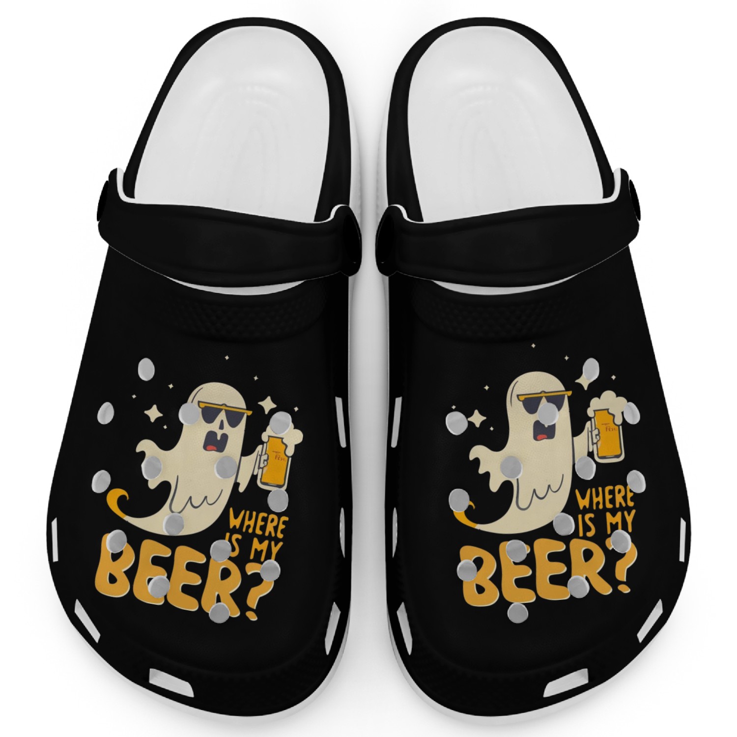 My beer and Halloween Clogs