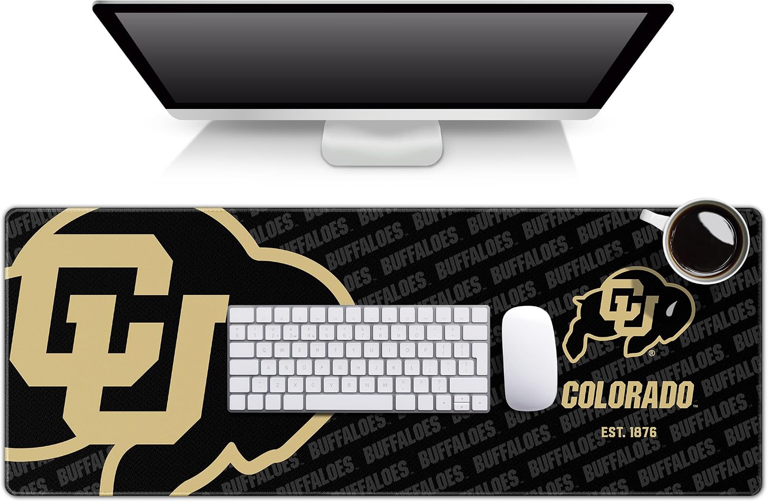 NCAA Colorado Buffaloes Logo Desk Pad