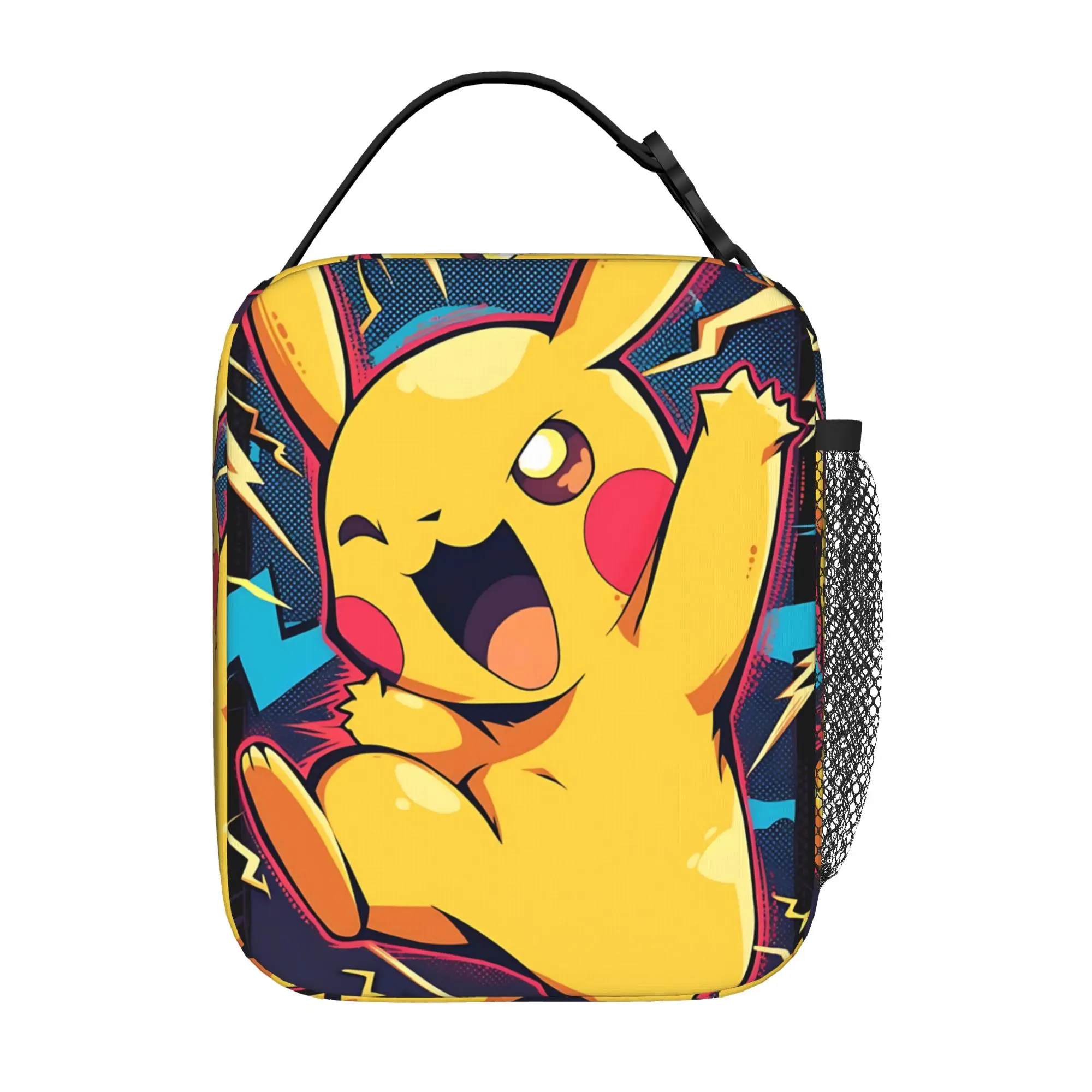PKM Insulated Lunch Bag Meal Pack Rice Bag Pika bolsa Student Bento Lunch Handbag Insulation
