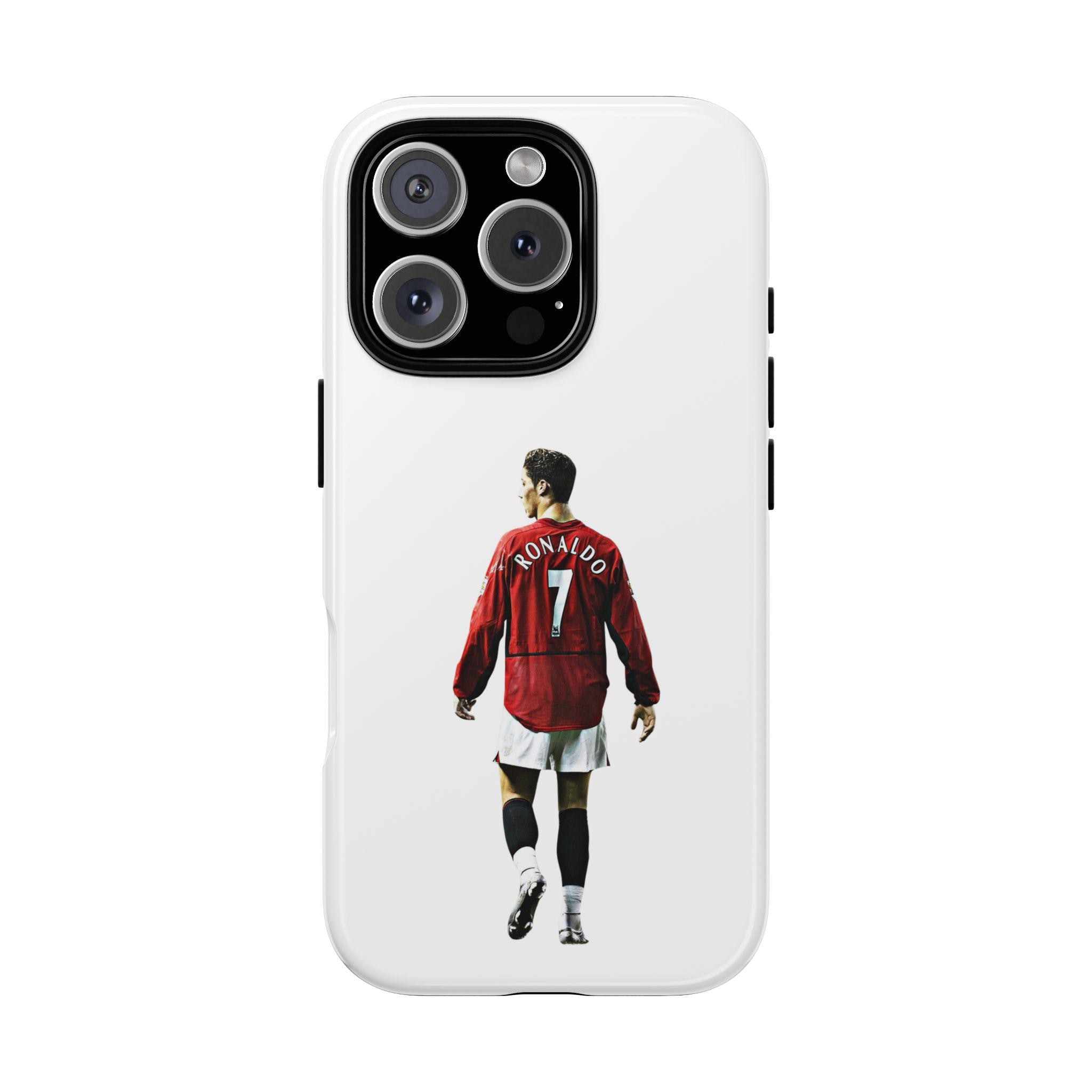 Cristiano Ronaldo Phone Case for iPhone, Football Protective Phone Case
