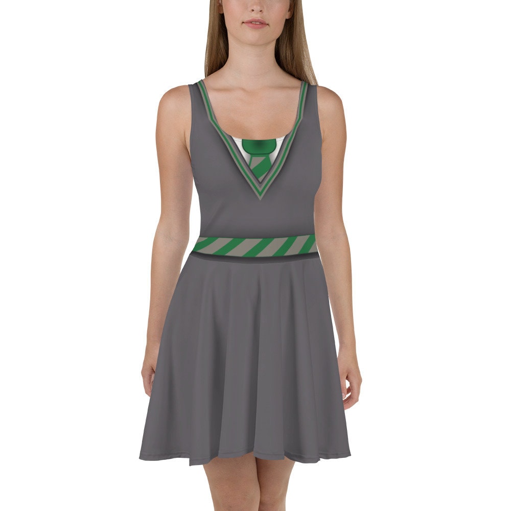 The Cunning House Skater Dress – Fun Cartoon Style Casual Outfit for Women
