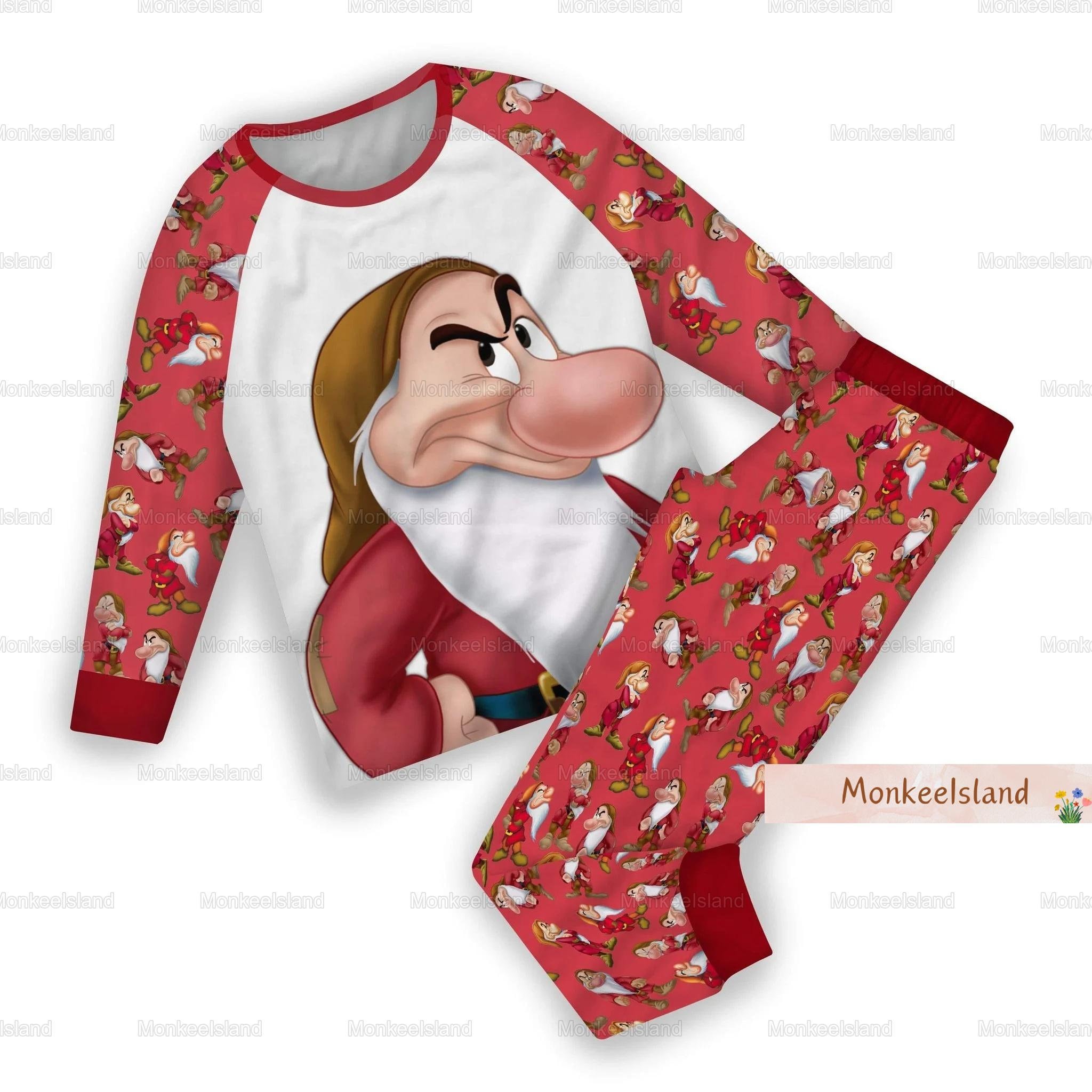 Dwarf Pajamas, Funny Dwarf Pajamas Pants, Family Matching Pajamas, Dwarfs Pj Set, Gift For Kids