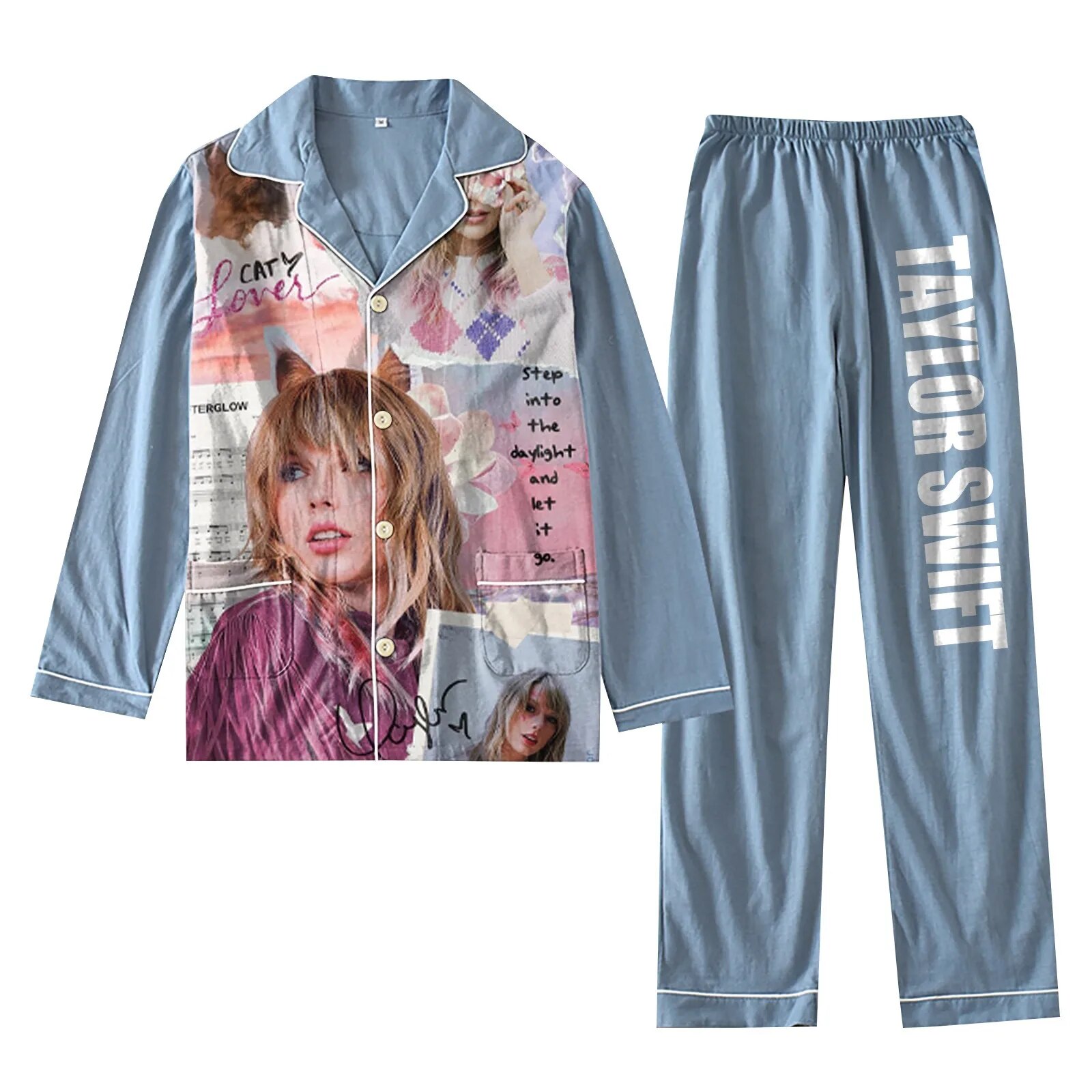 Tayloring Swifted Seriors Shirts&Trousers Adult Pajamas Sets