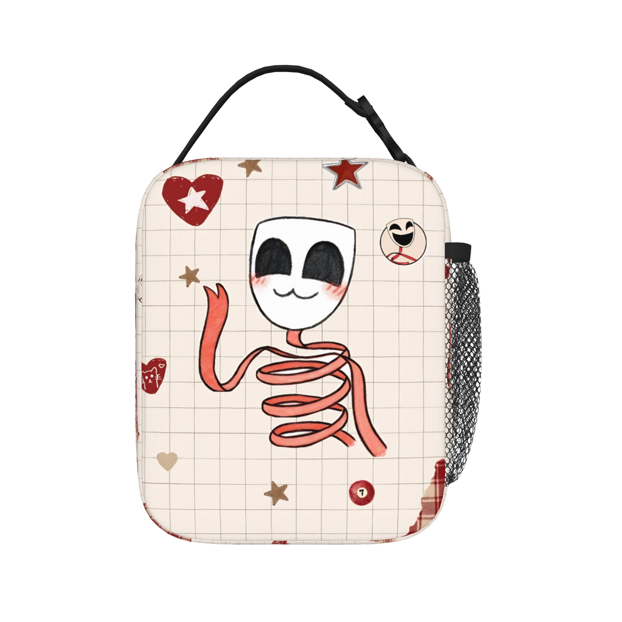 Gangle Cartoon Digitals Circus Thermal Insulated Lunch Bag for School Reusable Food Container Bags Cooler Thermal Lunch Box