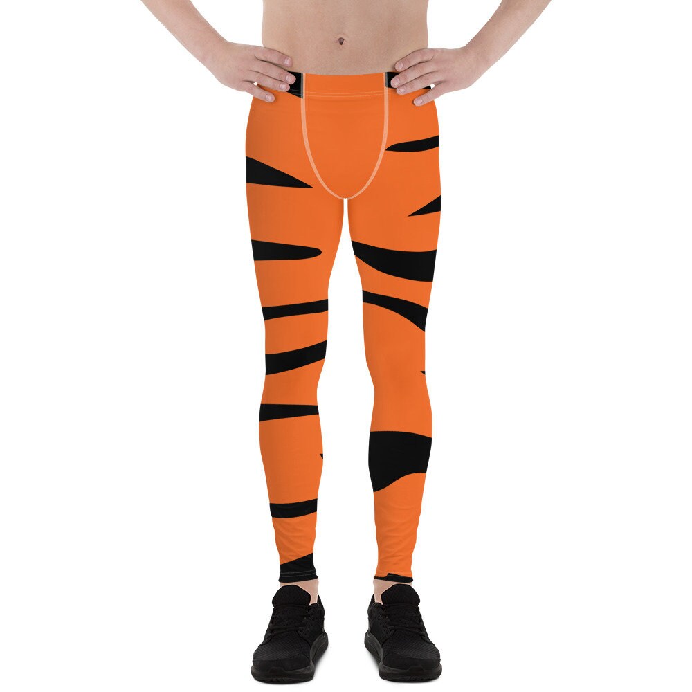 Lovable Children Story Tiger Running Costume Men's Leggings
