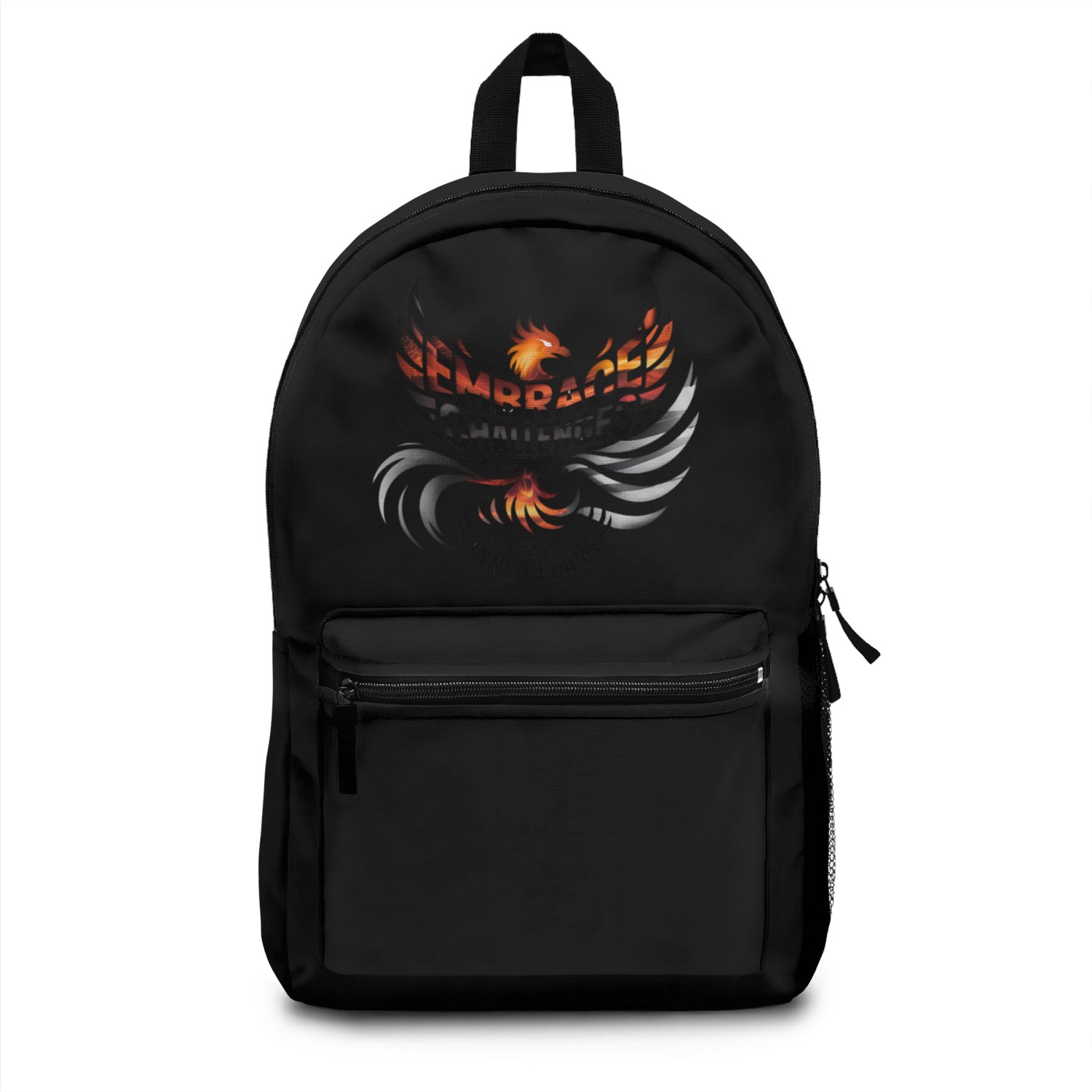 Embrace Challenges Ignite Your Inner Flame Backpacks