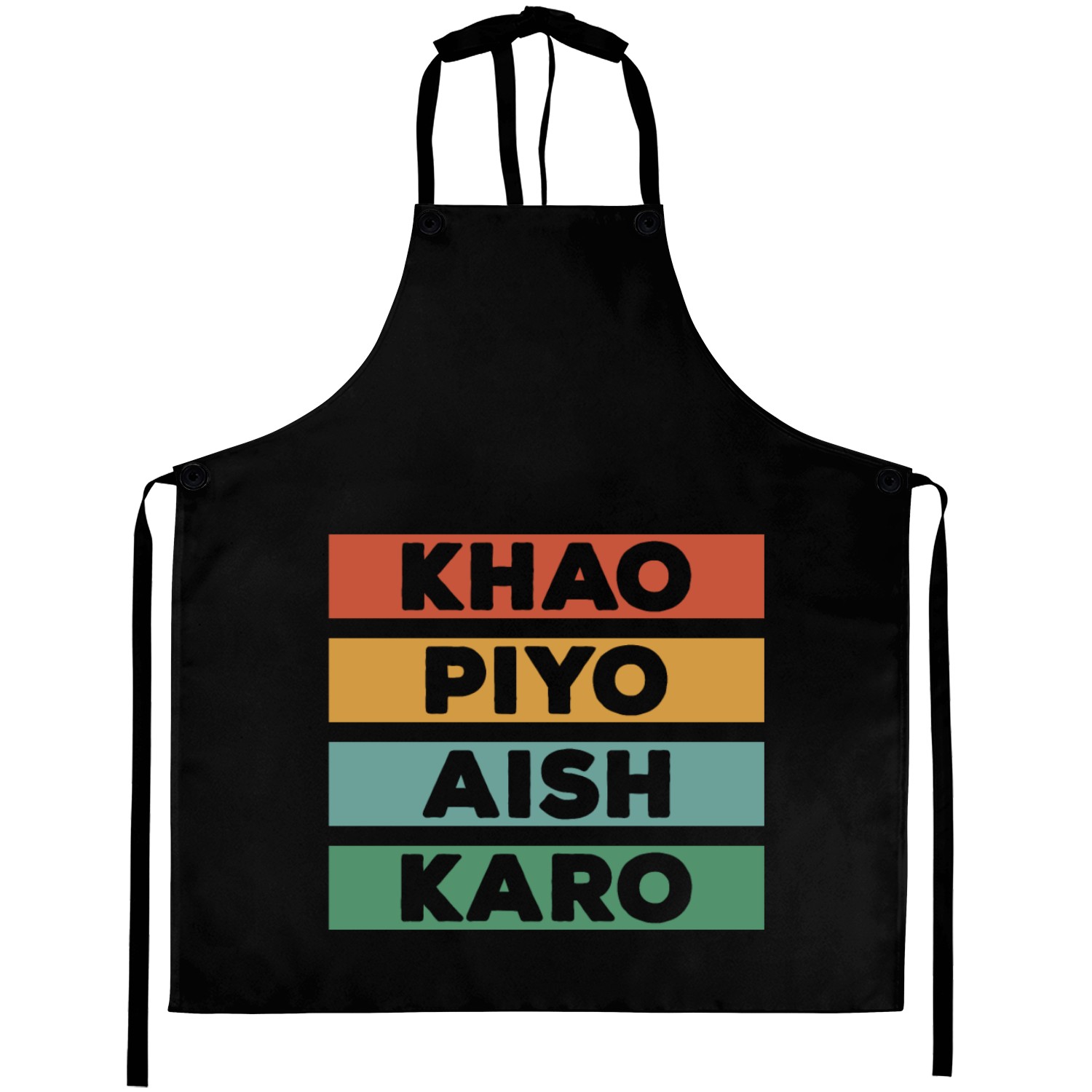 Punjabi - KHAO PIYO AISH KARO Aprons